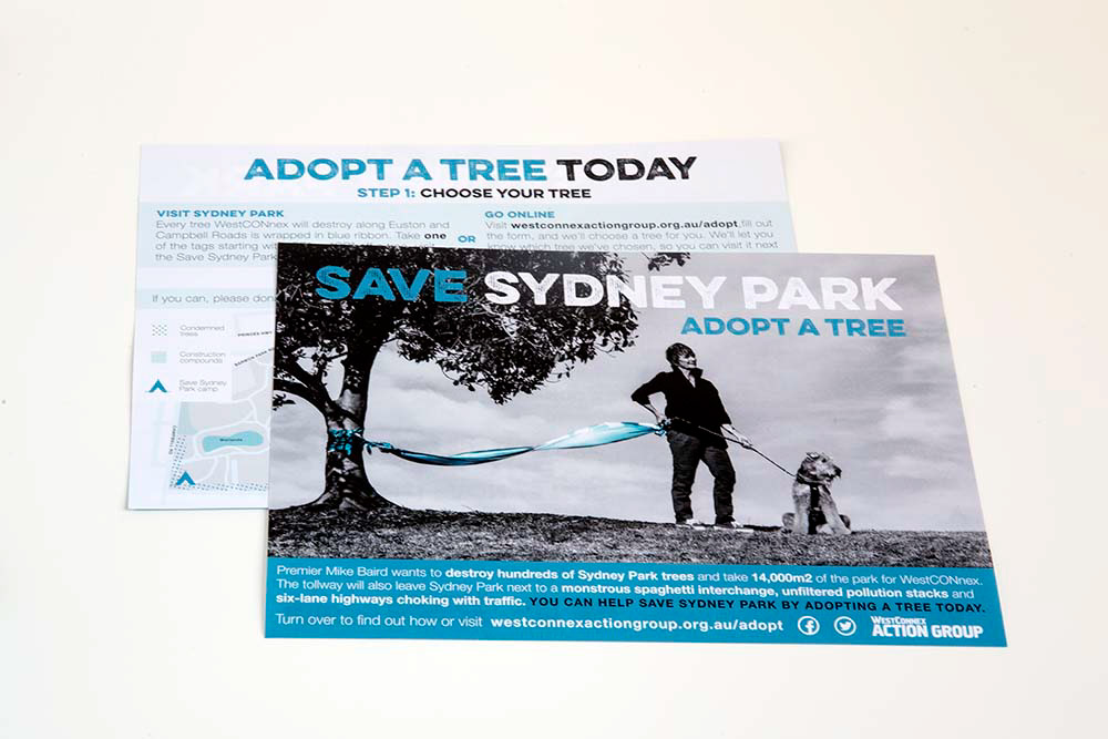 Save Sydney Park A6 Flyer