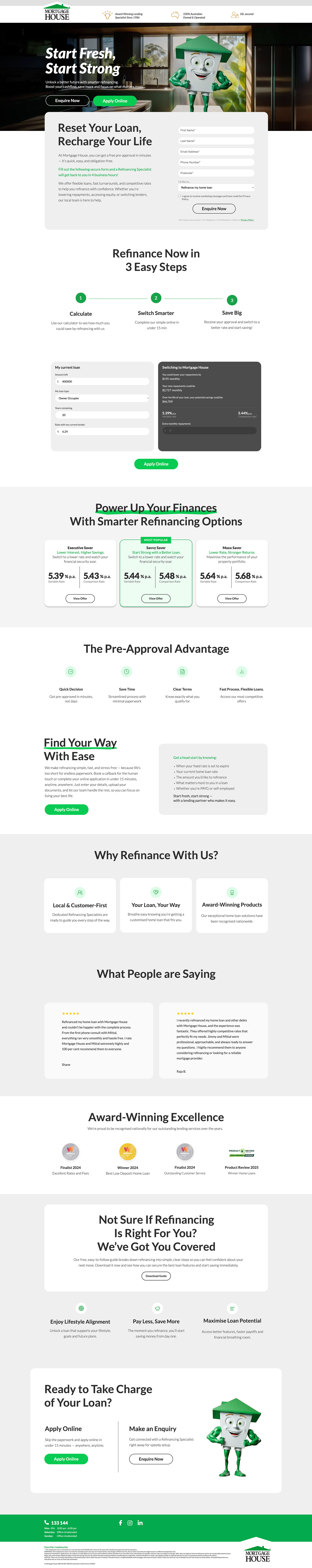 Refinancer Landing Page Concept A