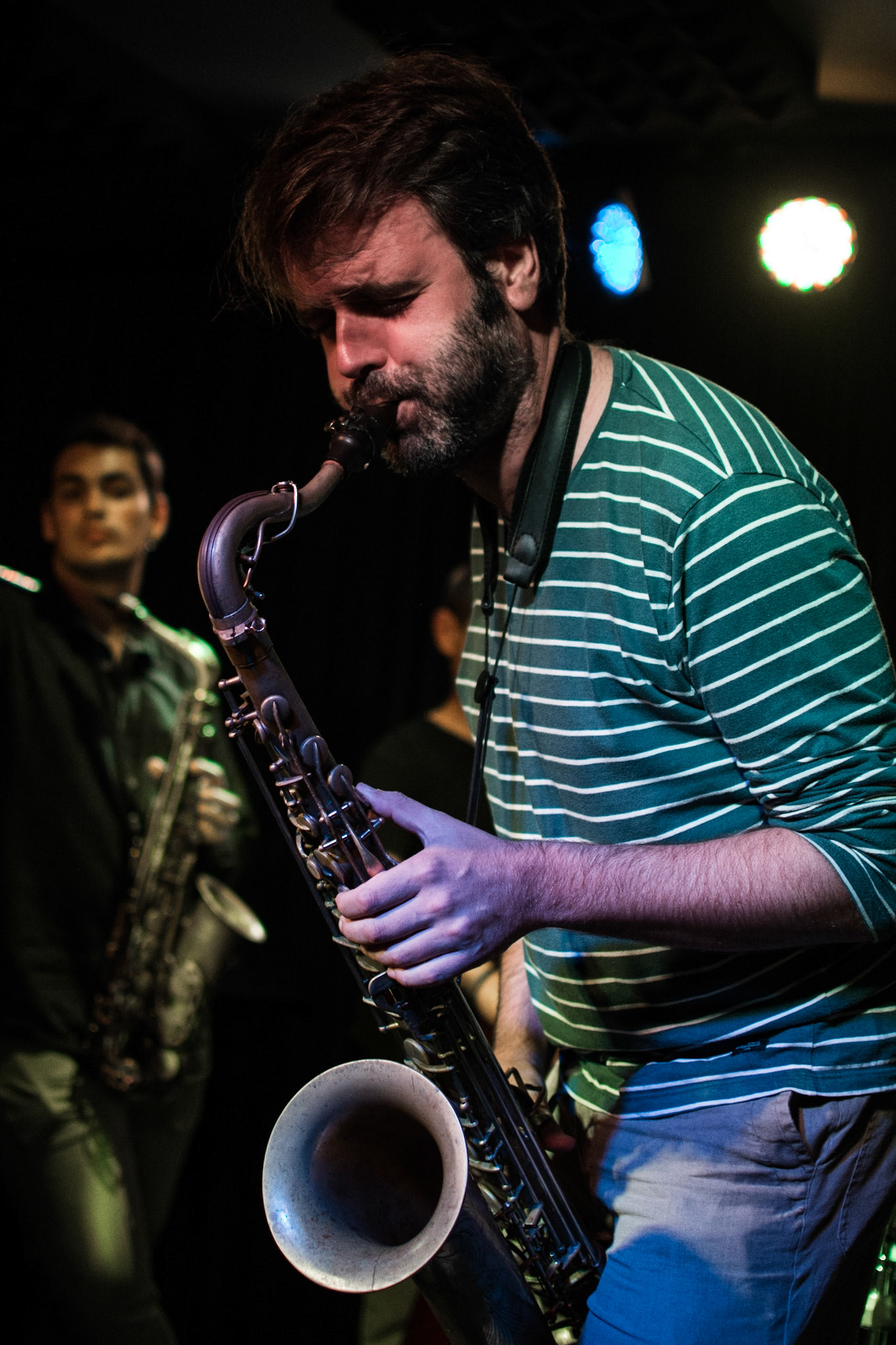 Albert Cirera in a jam session at Hot Club Portugal (Lisboa)