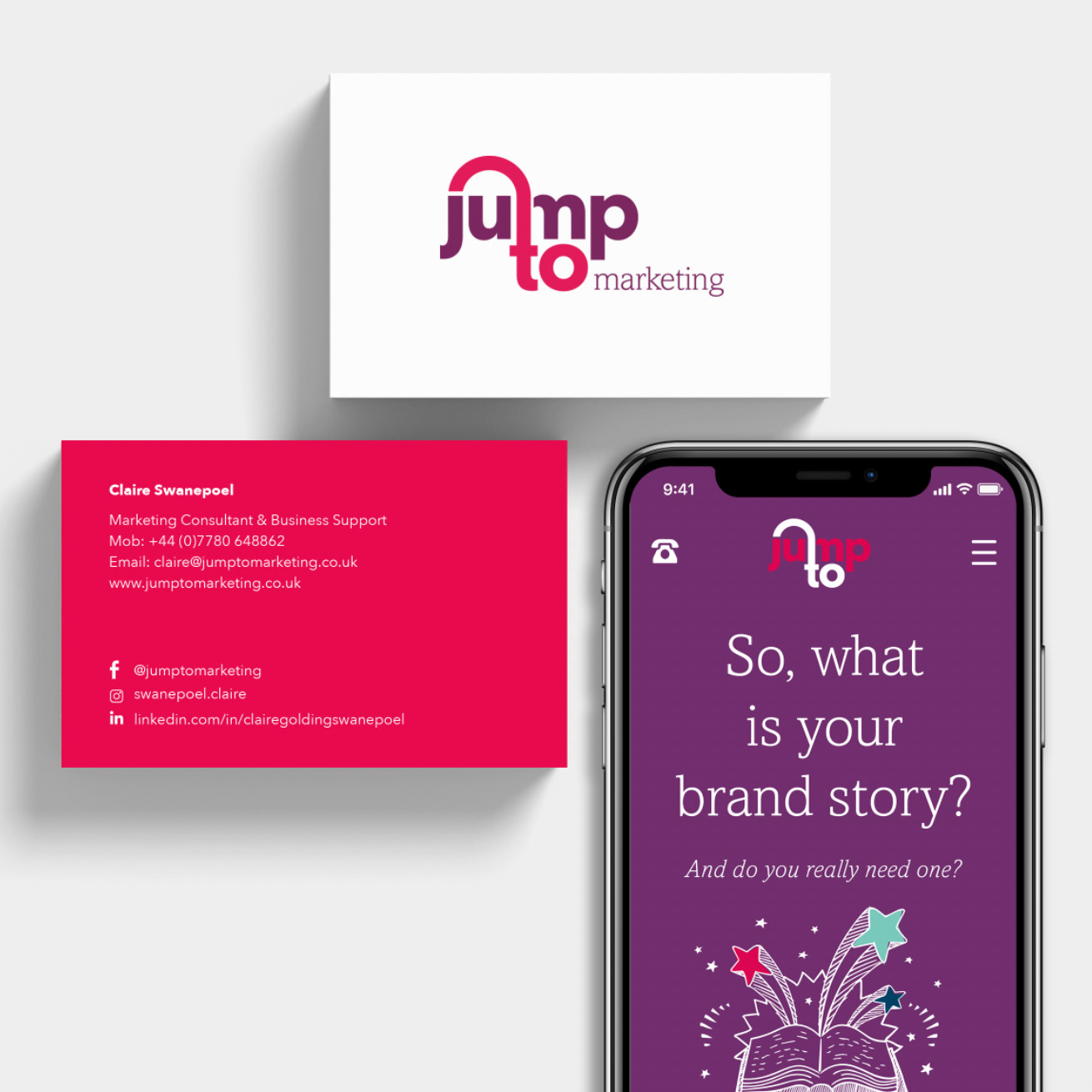 Stationery and website