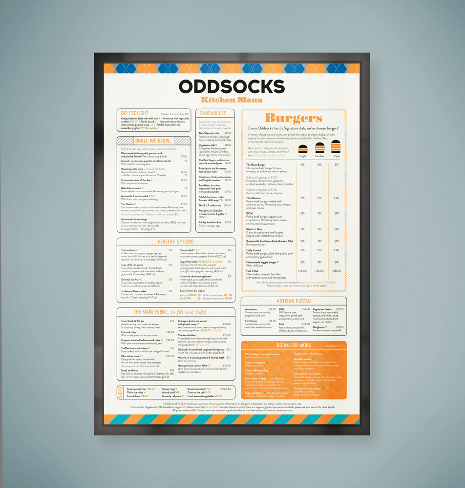 Poster menu