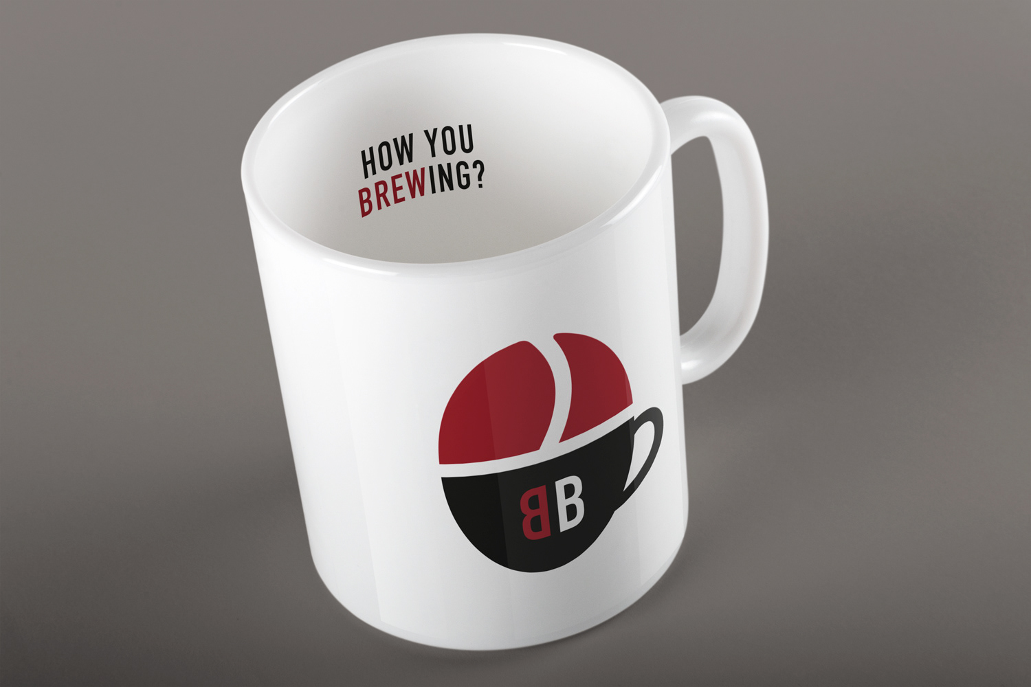Branded mug