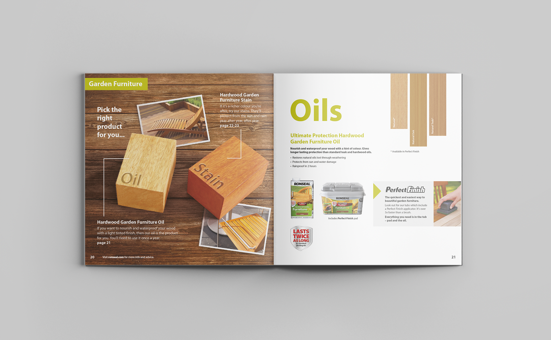 Oils section header
