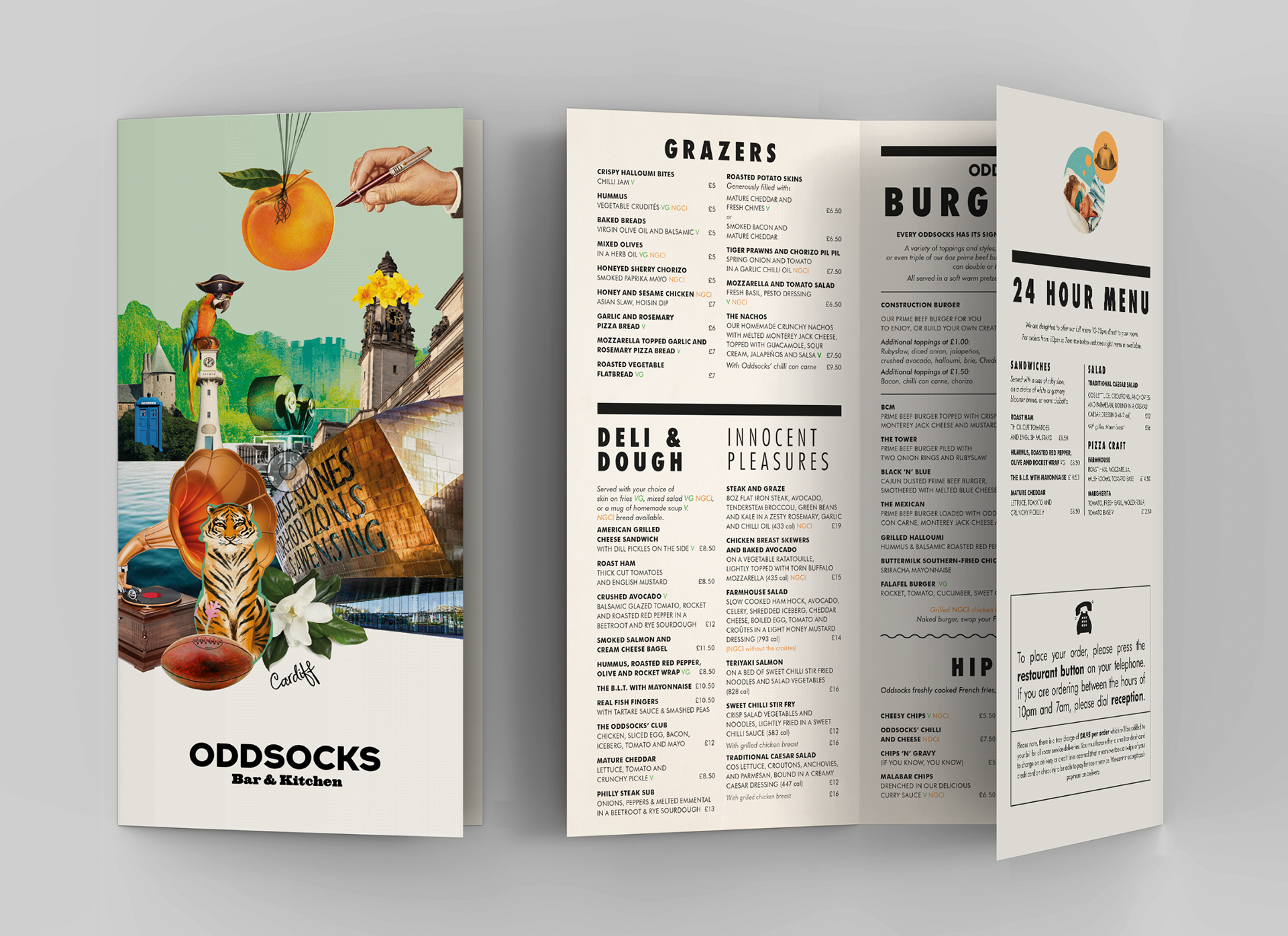 Cardiff menu