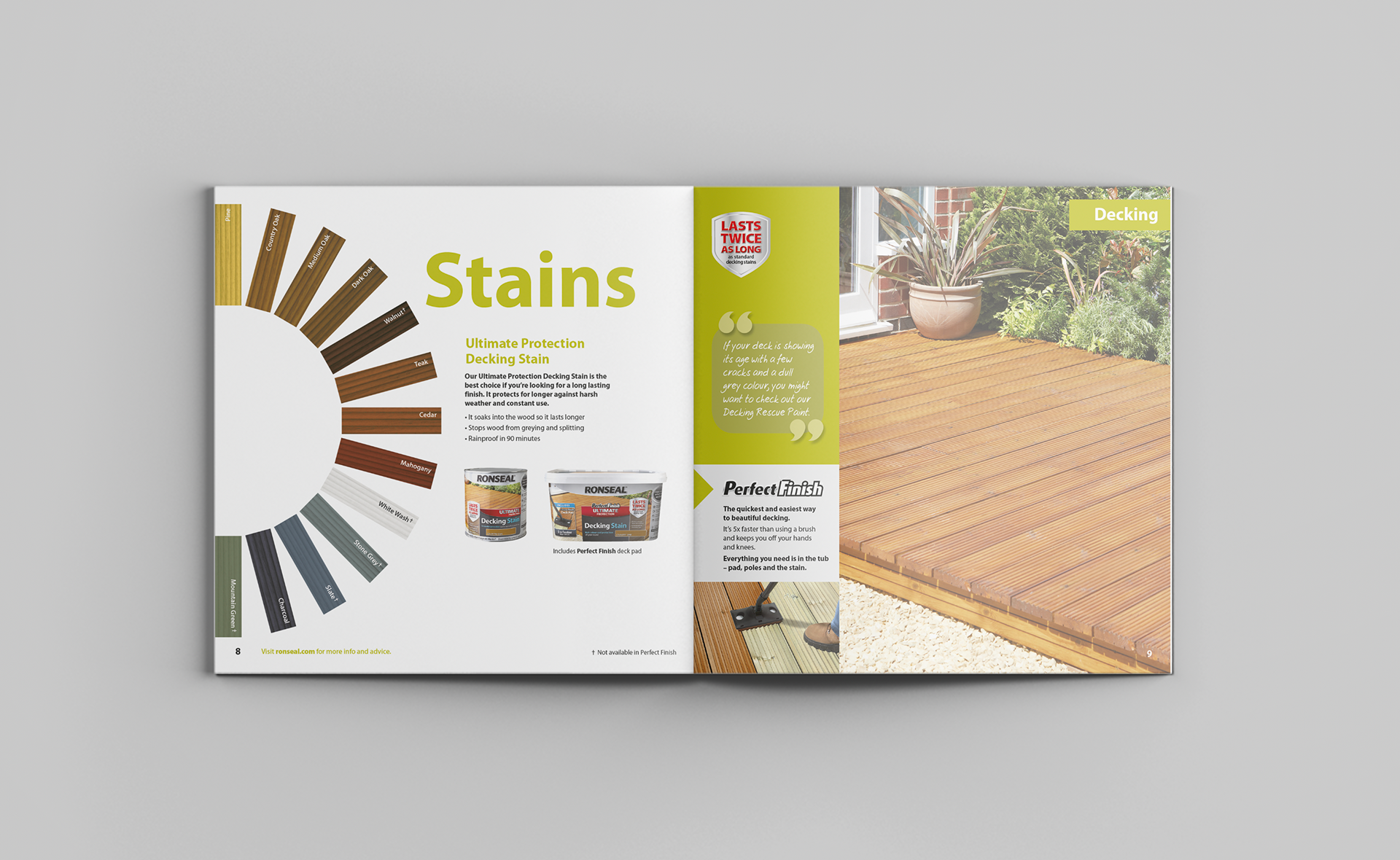 Stains section header