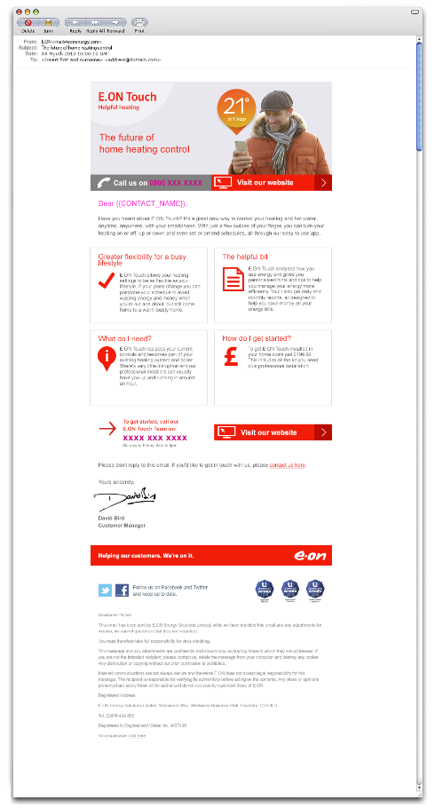 Email design