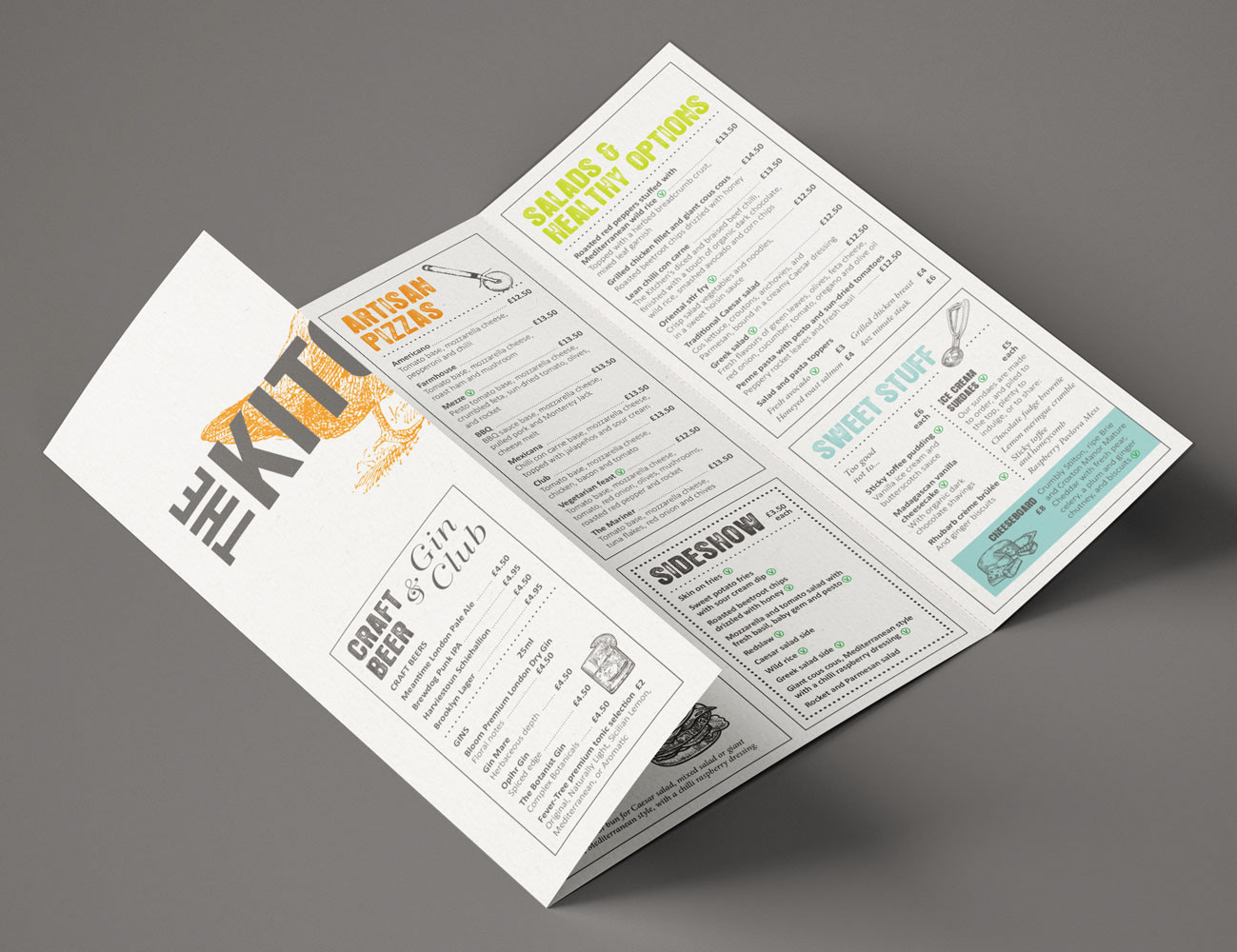 Menu interior