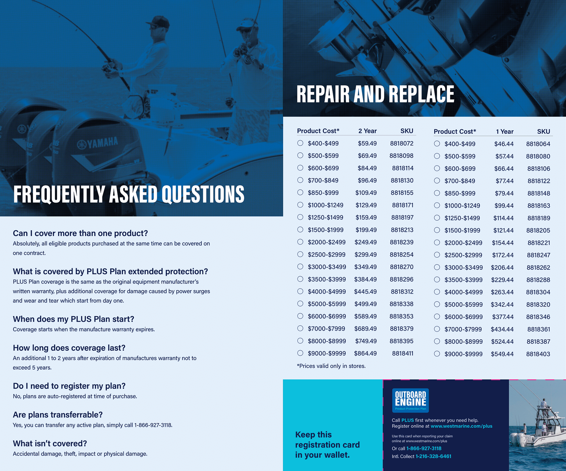 Printed brochure. Inside spread.