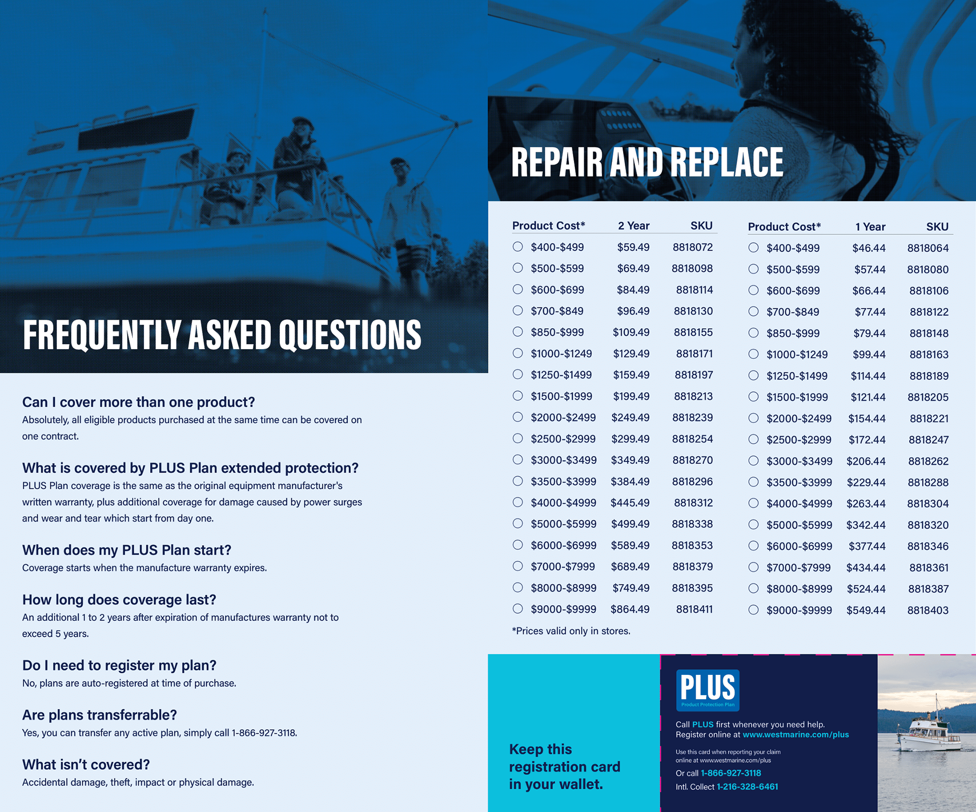 Printed brochure. Inside spread.
