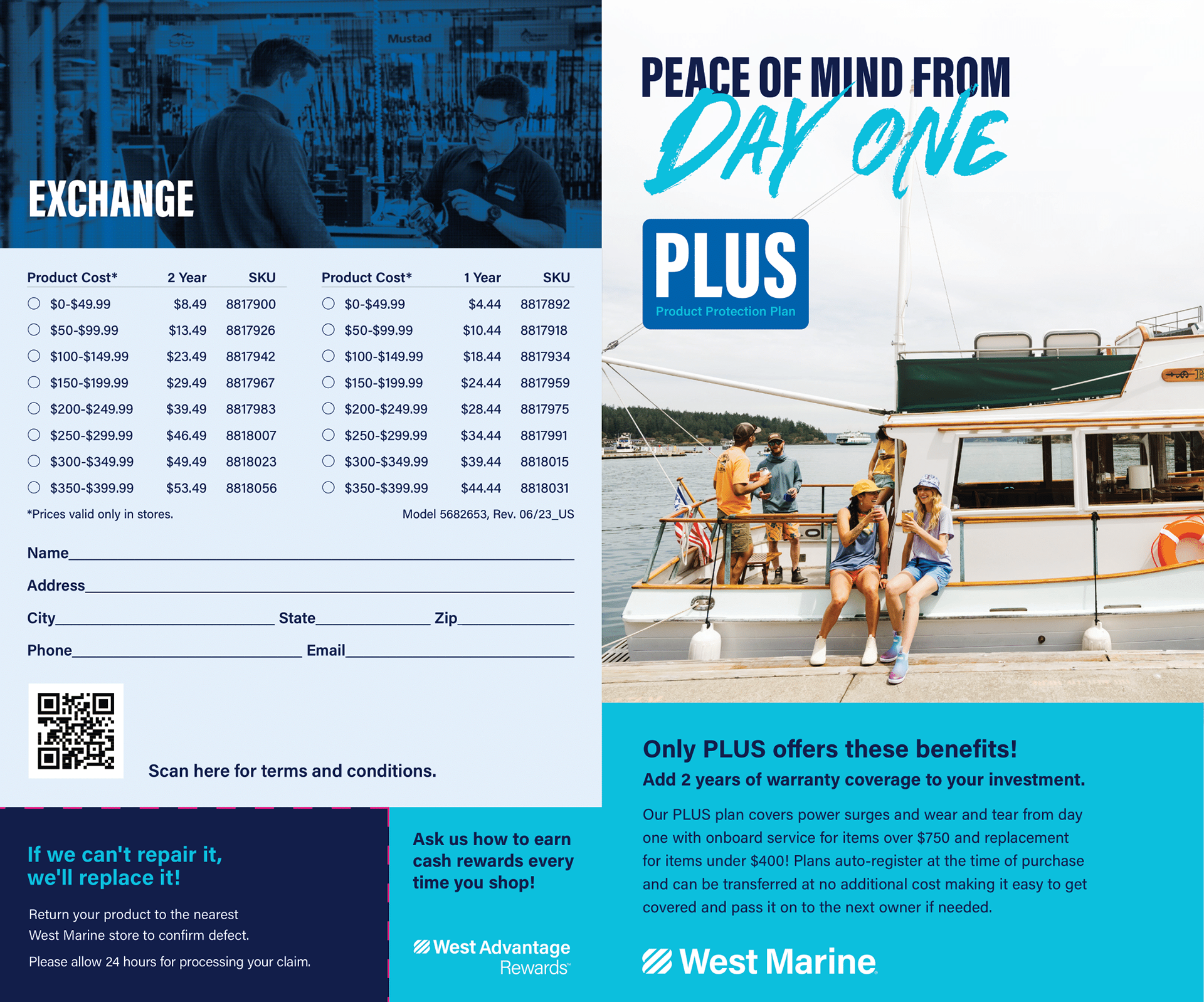 Printed brochure. Front/back.