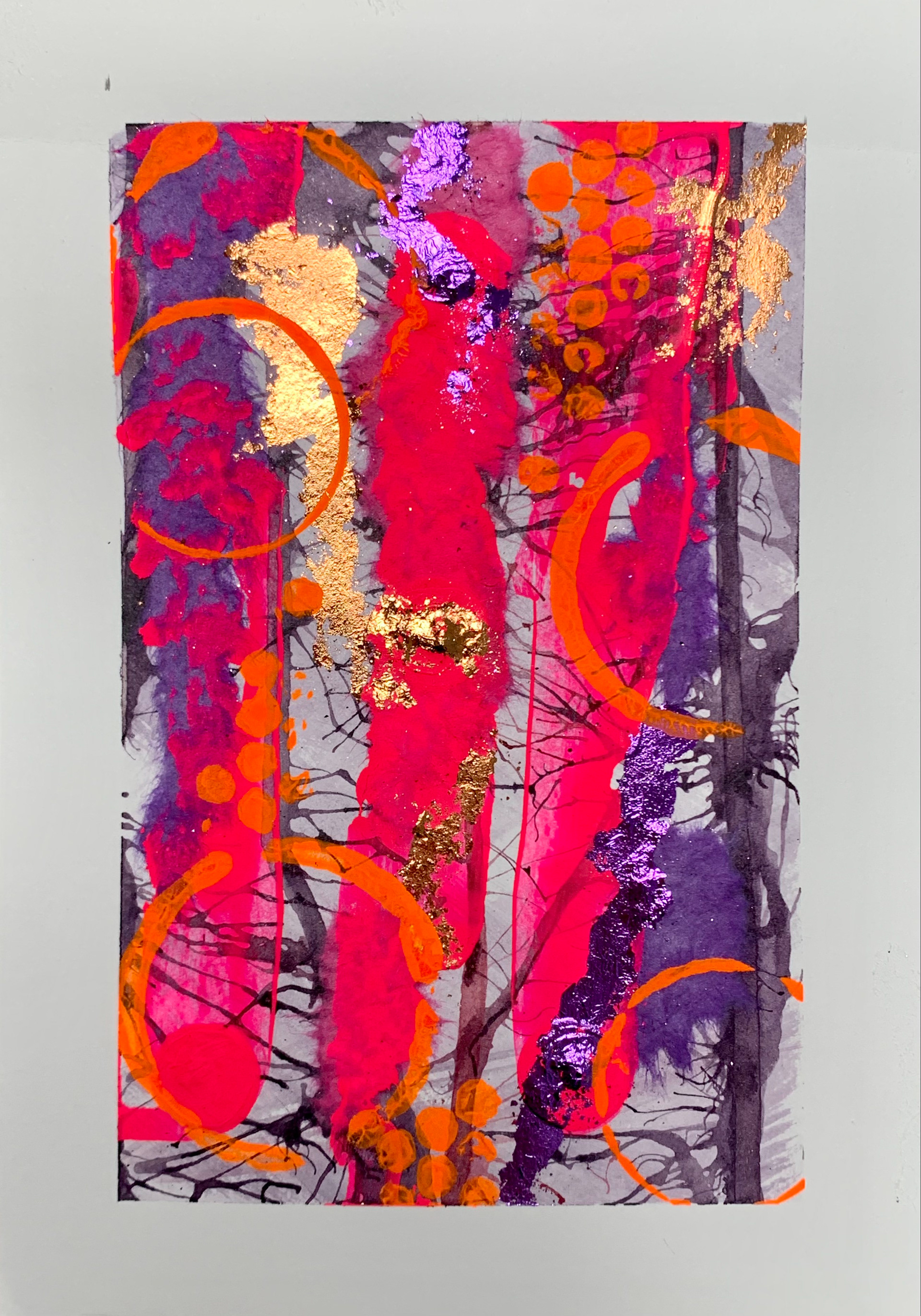 Sold Abstract Art for Habitats & Heritage's Secret Art Auction 2021