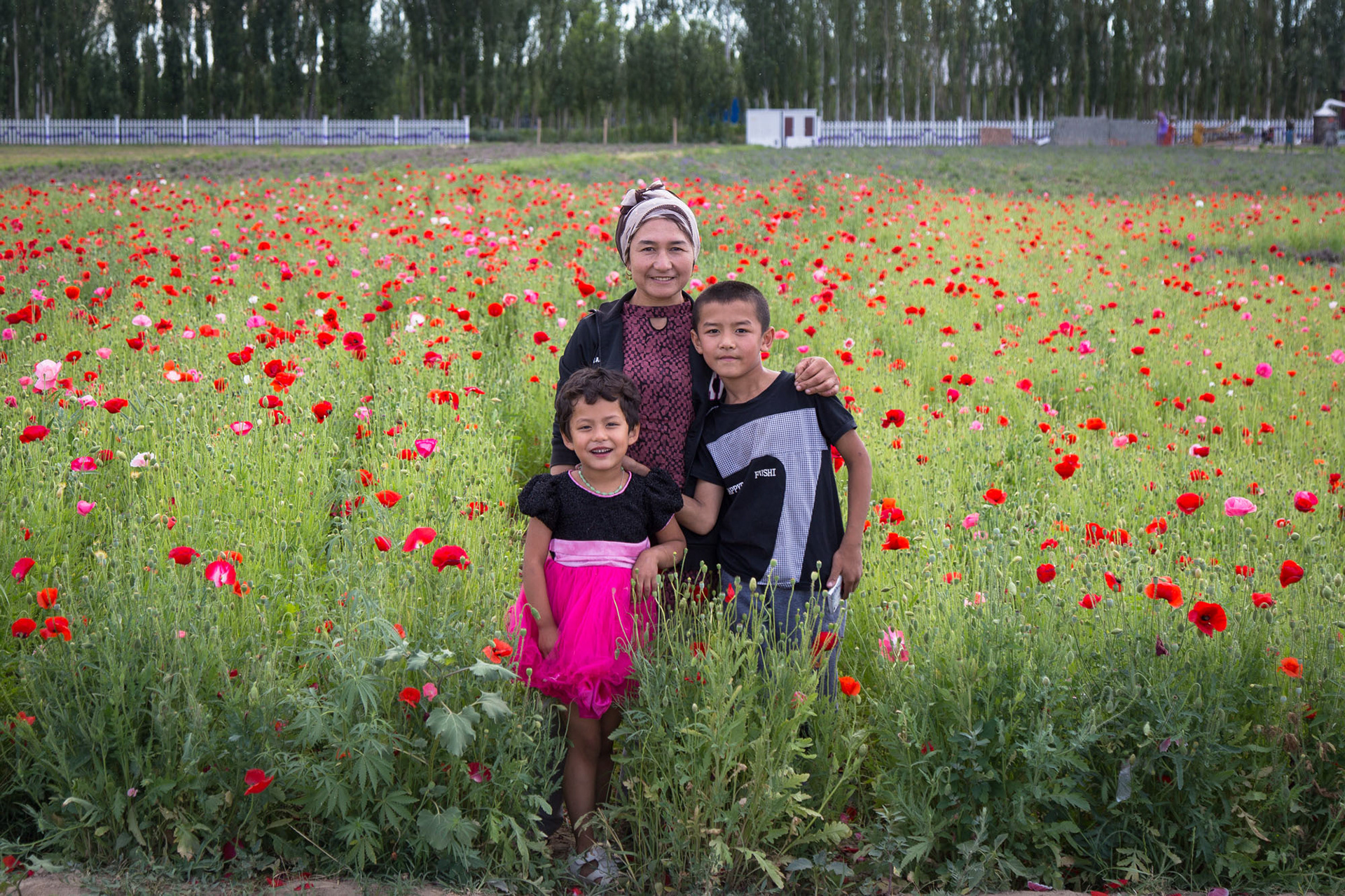 Uyghur family in Yining