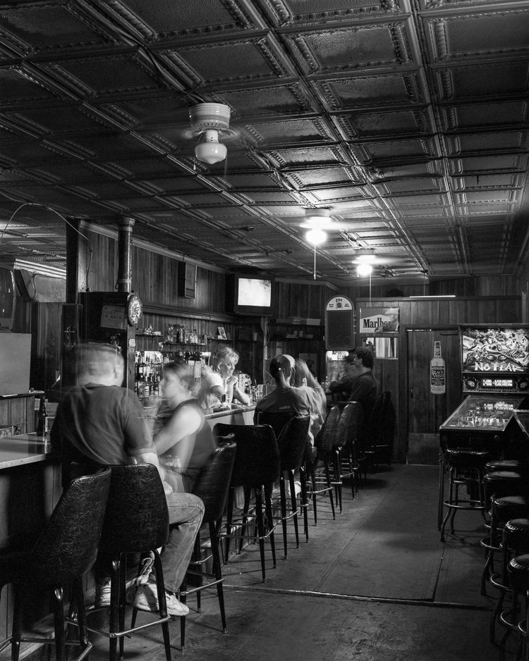 COLUMBIA BAR ・ Weirton, West Virginia-2000    From The Series, "American Rust" - ID #101