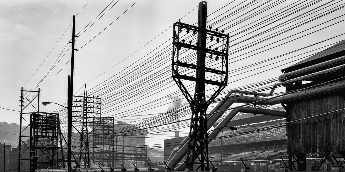 WEIRTON STEEL ・ Weirton, West Virginia-2000    From The Series, "American Rust" - ID #103