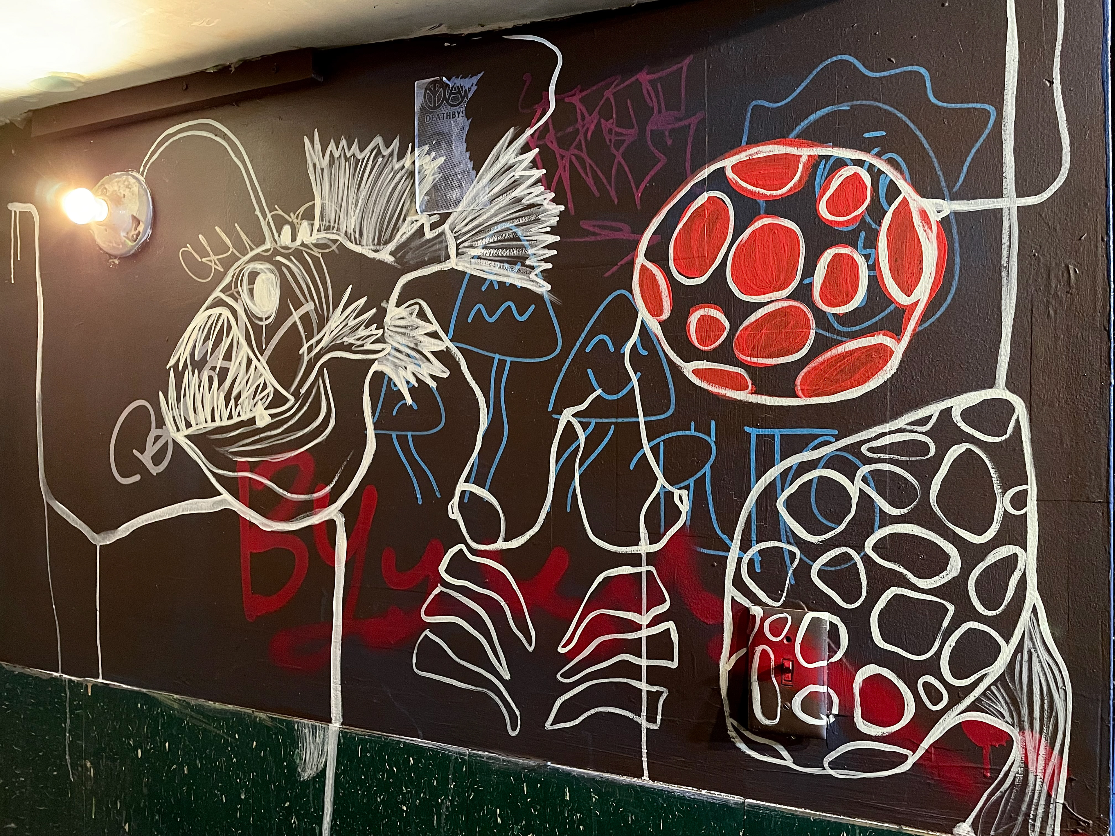 Gowanus Yacht Club Brooklyn NY 7’ x 8’ ft Acrylic on wall
