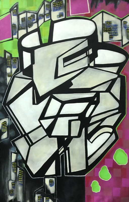 BODY Acrylic on canvas 50” X 40” SOLD