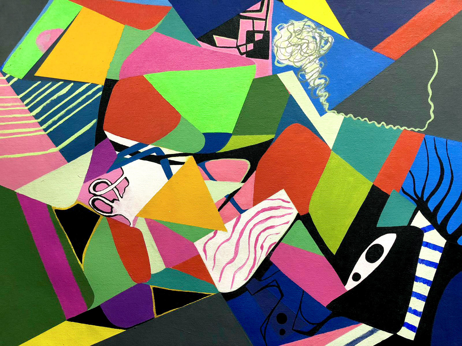 ABUNDANCE Acrylic on canvas 28” X 20” SOLD