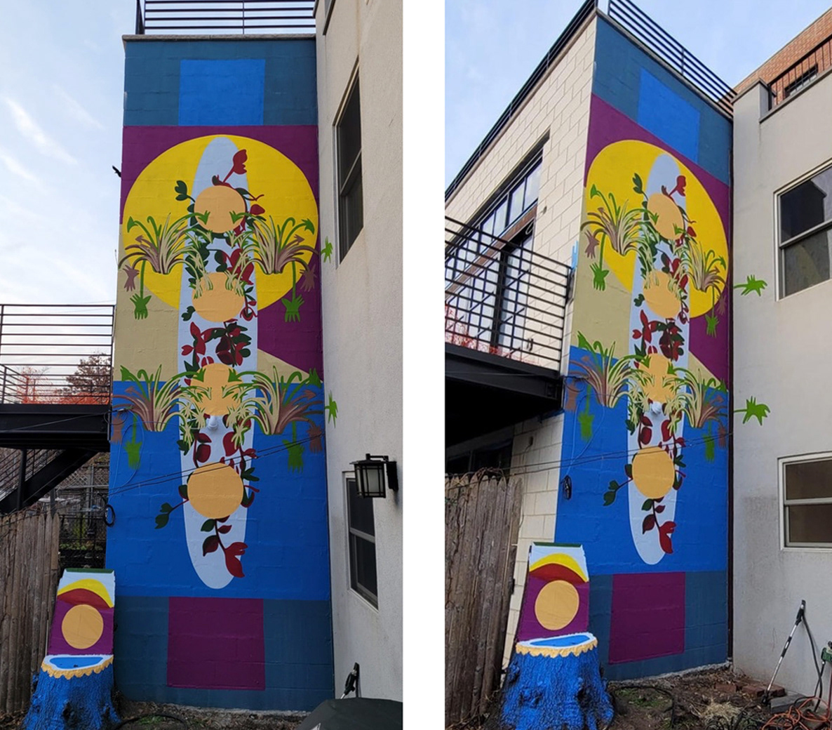 Private Mural Brooklyn NY 22’ x 7’ ft Acrylic on wall