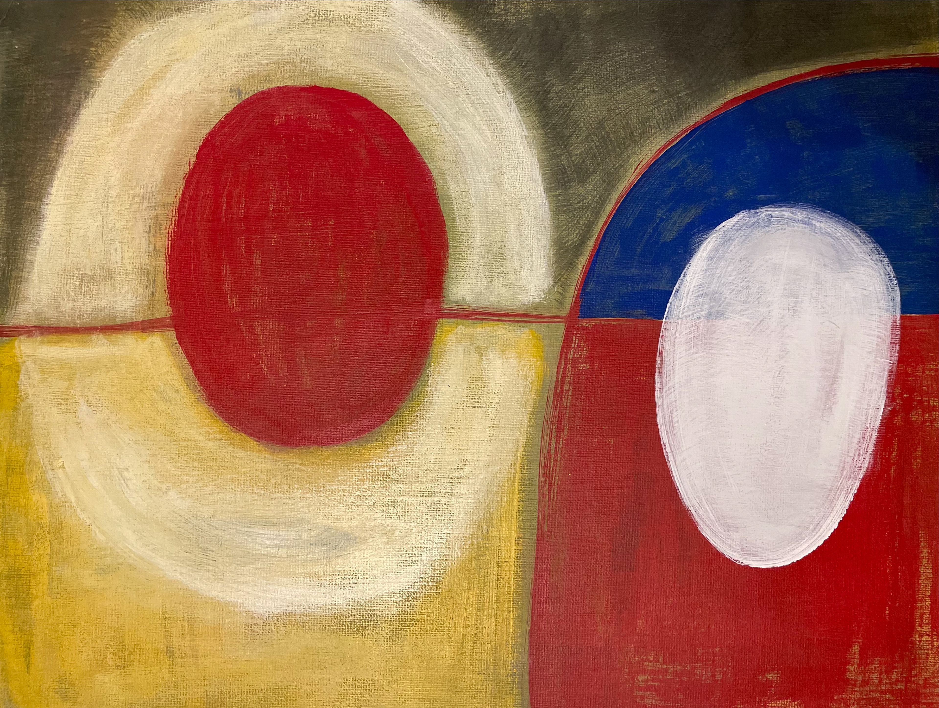 FORTUNE Acrylic, enamel & pastel on canvas 20” X 15”