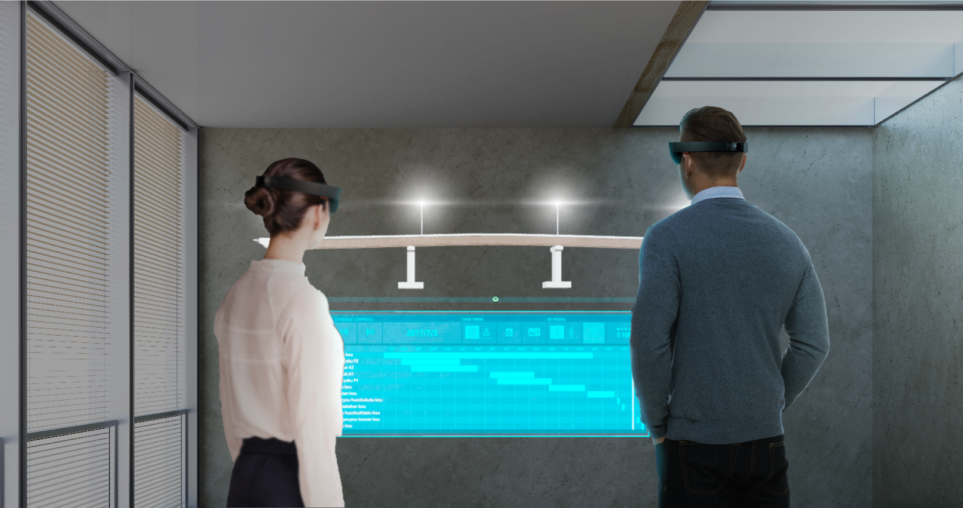 View 3D models in mixed reality