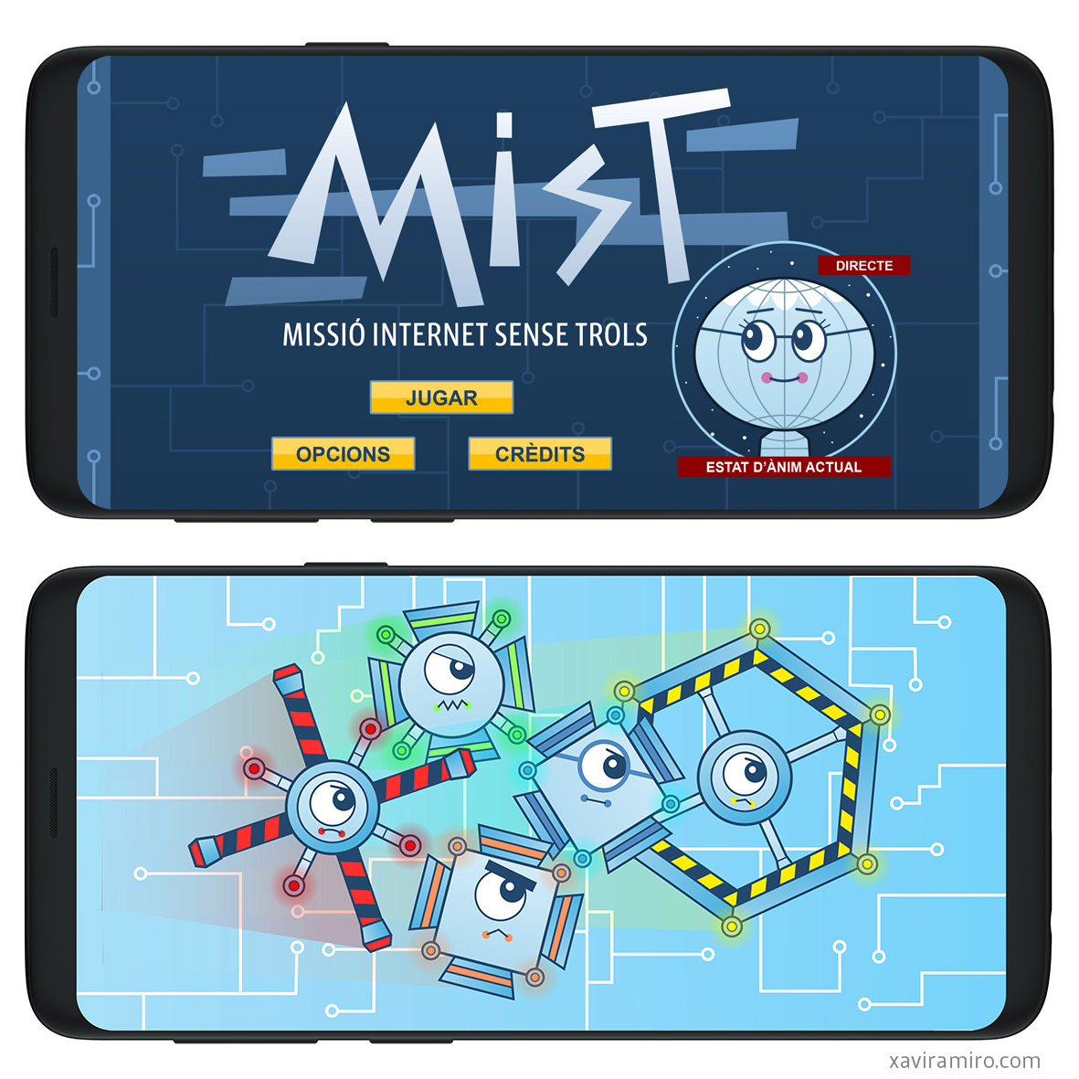 Xavi Ramiro, Illustrator - MIST (Educational App)