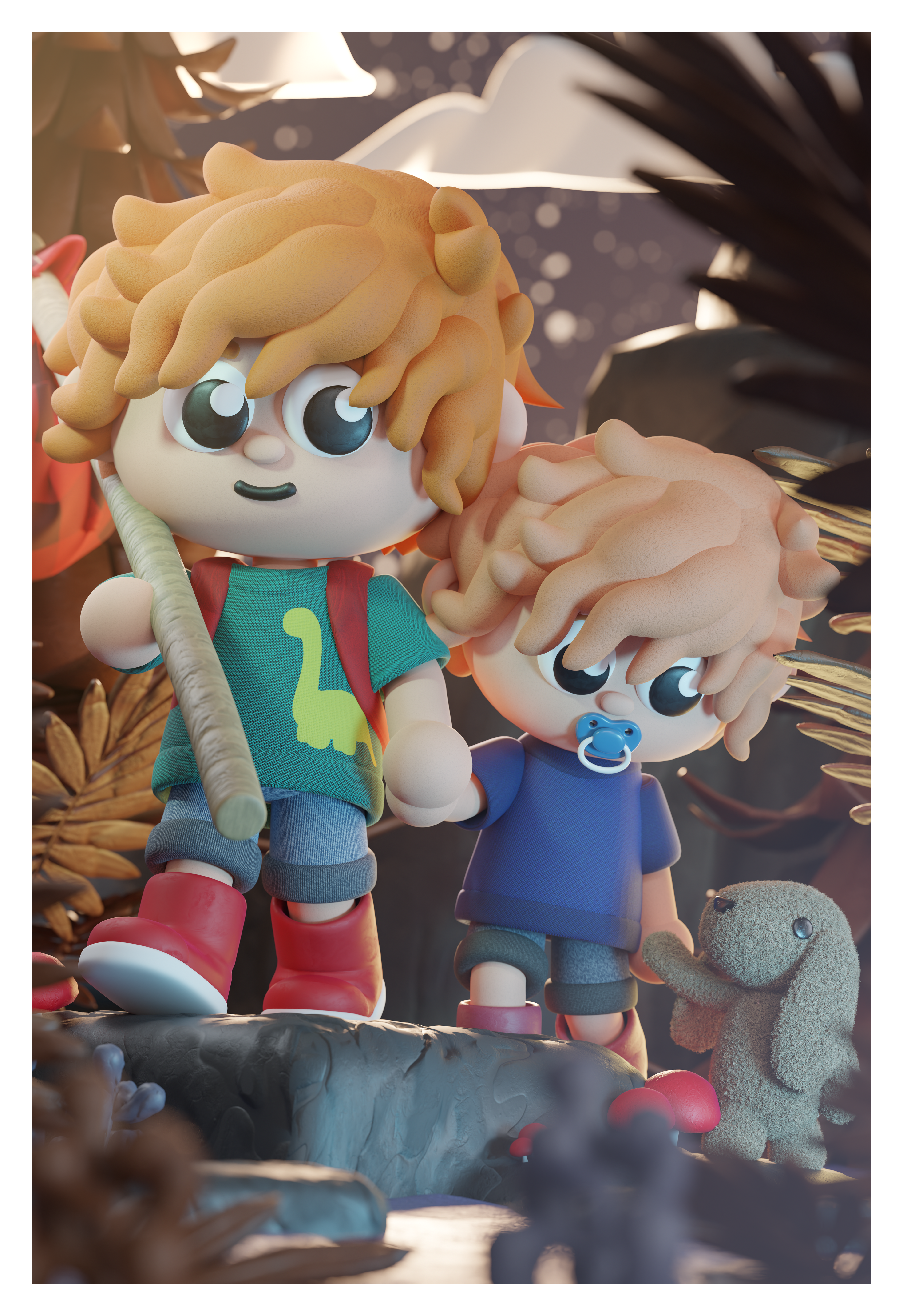 Portrait of Milan and Luuk