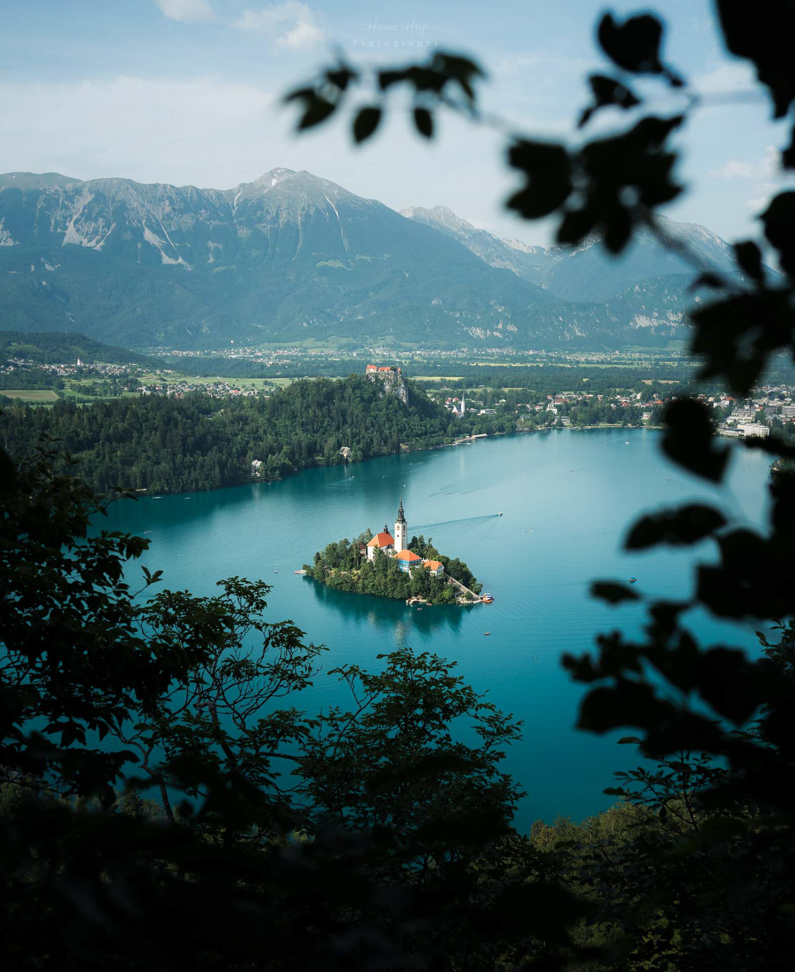 Kirche im Lake Bled