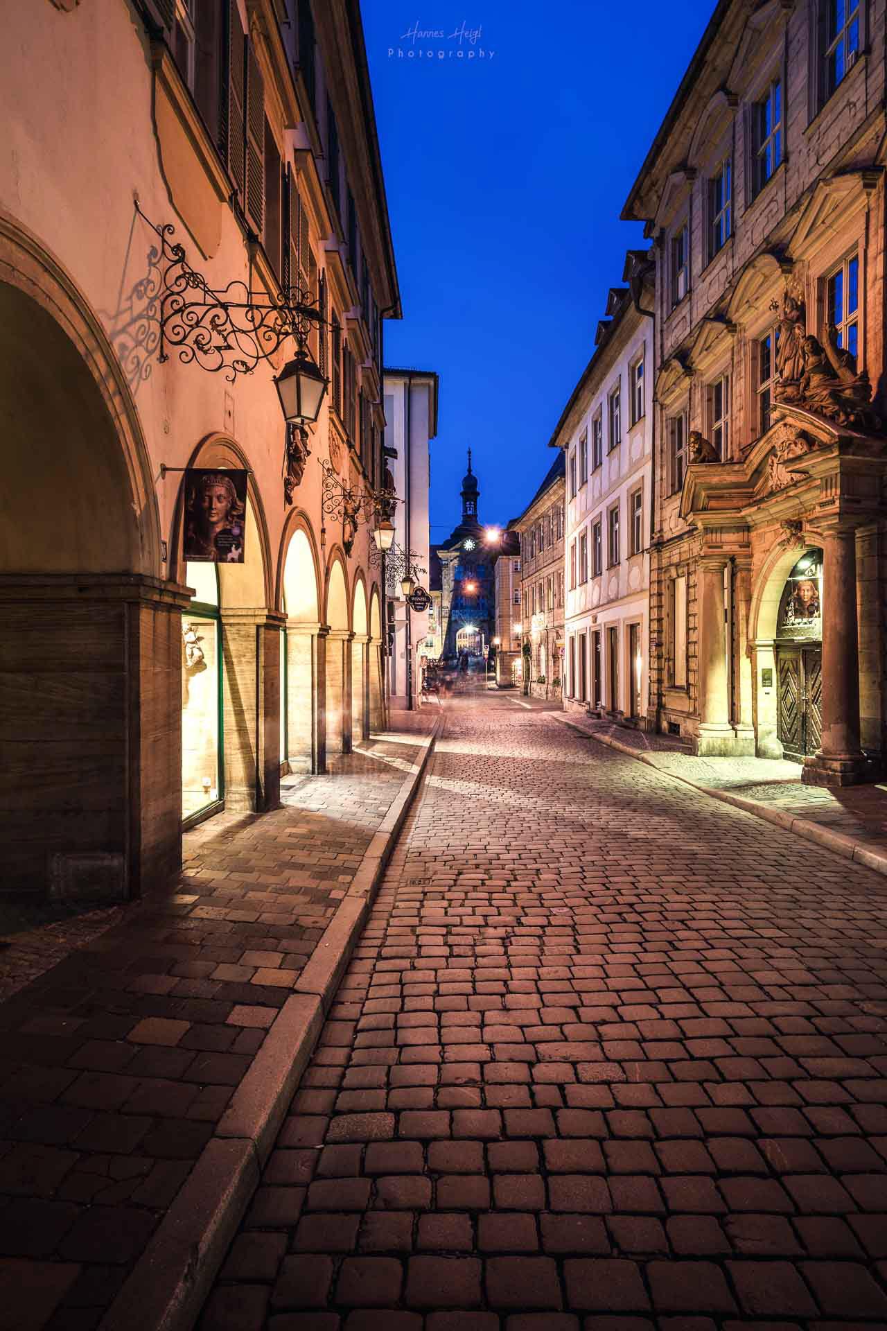 Altstadt Bamberg zur blauen Stunde