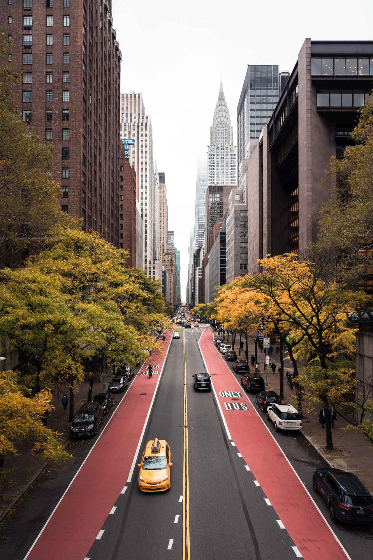 Straßenschlucht in Manhattan