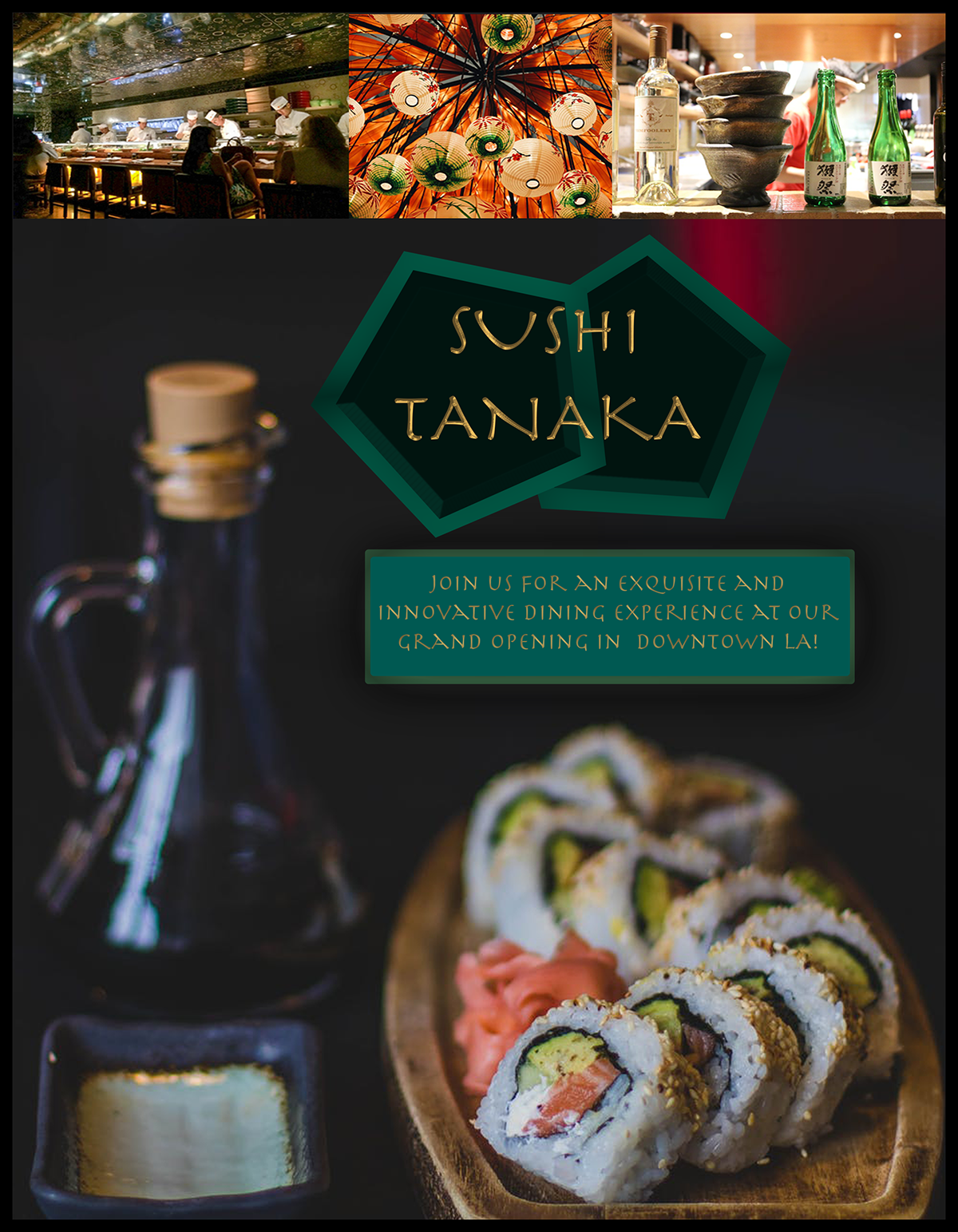 Sushi Tanaka Advertisement