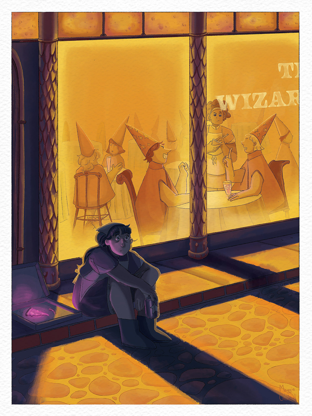 Mid-shift Break, personal work, digital 