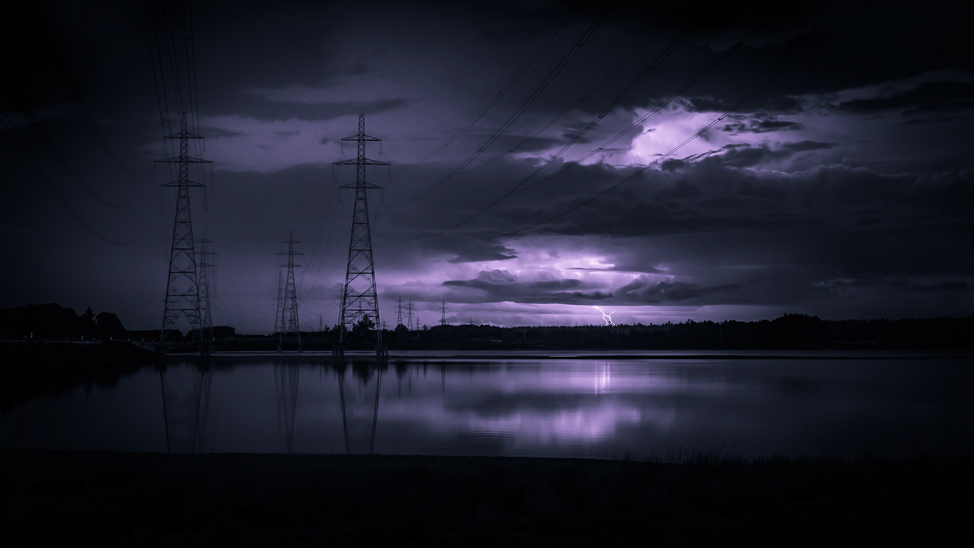 Near the Tiwai Aluminium Smelter, Southland, NZ