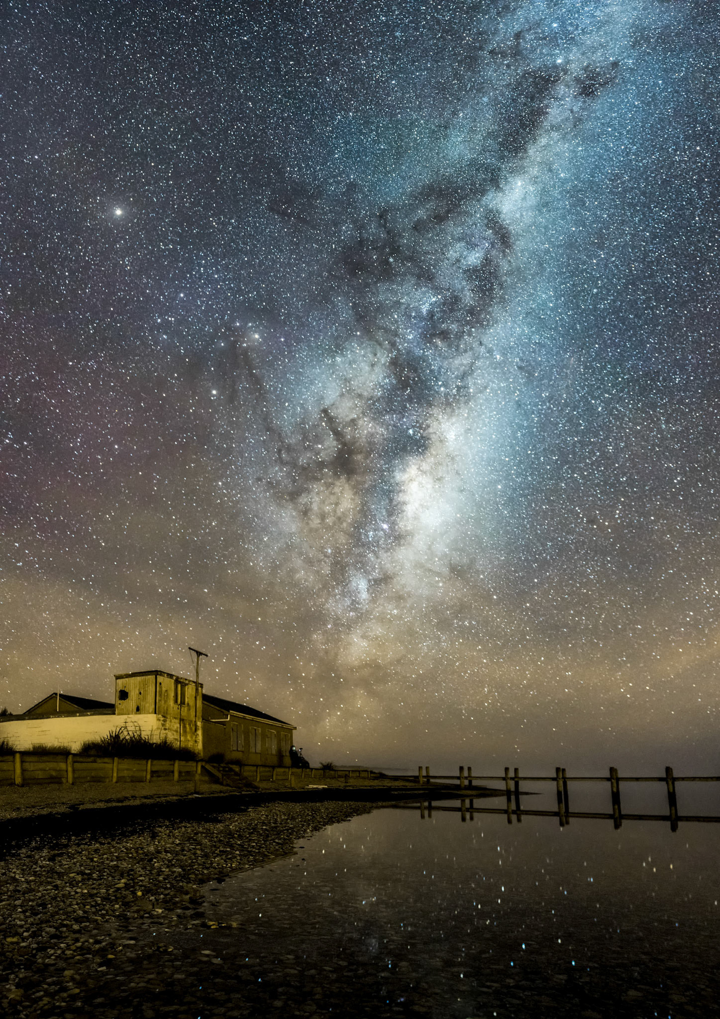 The boat shed and jetty, Awarua Bay