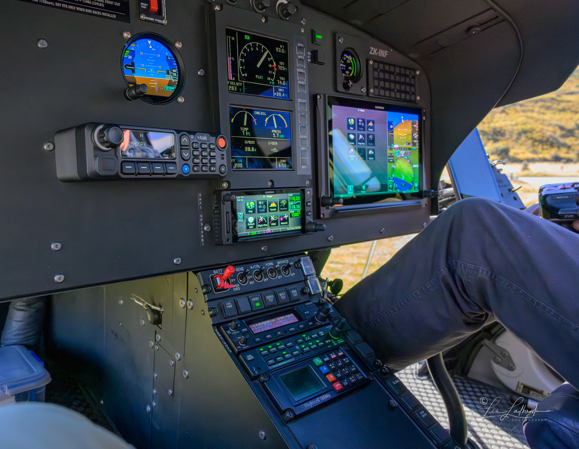 The instrument panel of Black Beauty.