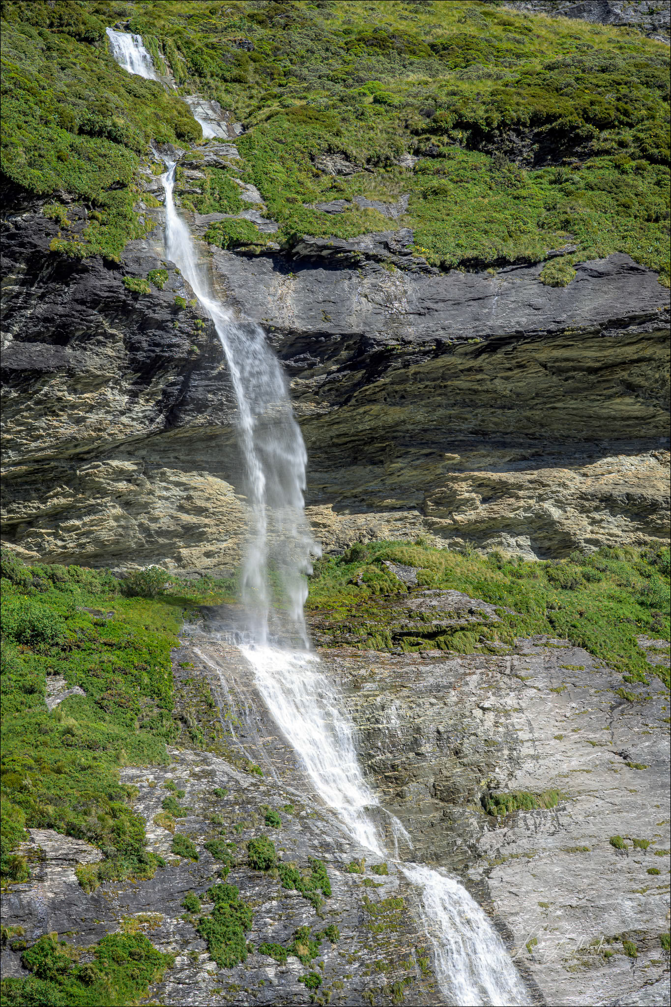 The upper part of the Gilkison Falls