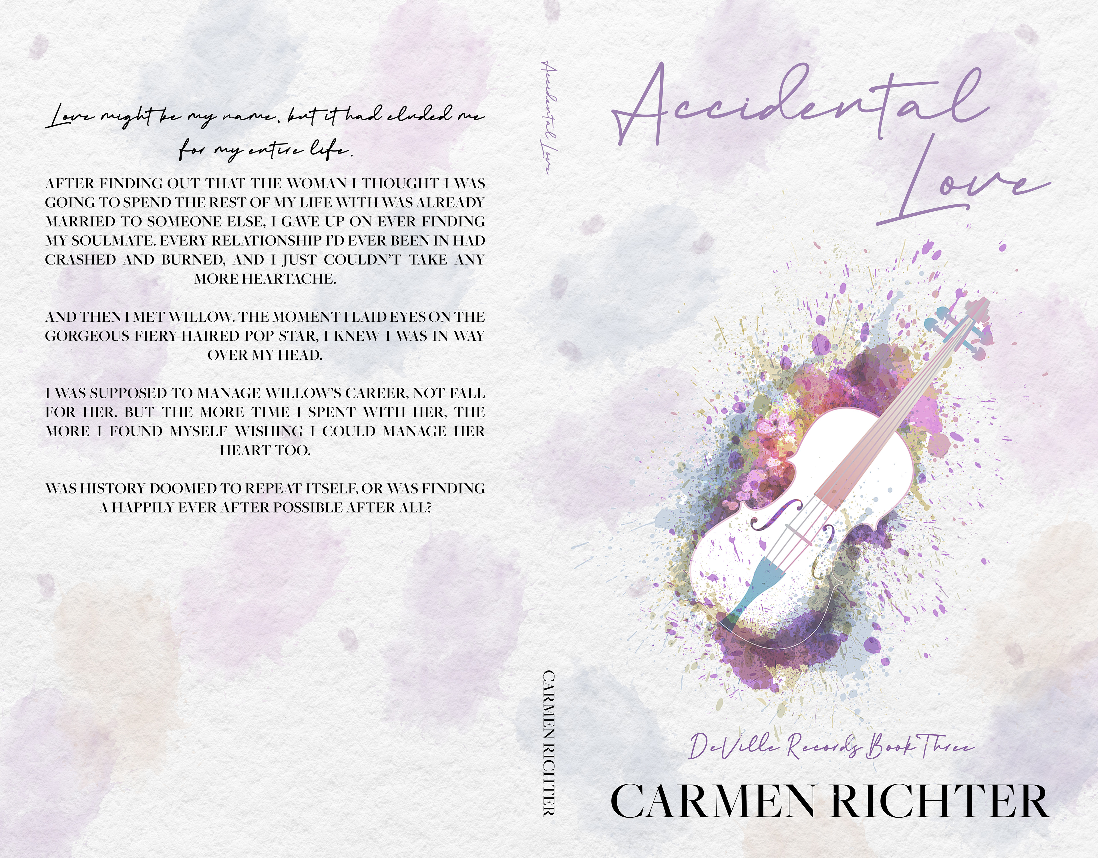 Accidental Love (DeVille Records Book 3) Discreet Edition by Carmen Richter