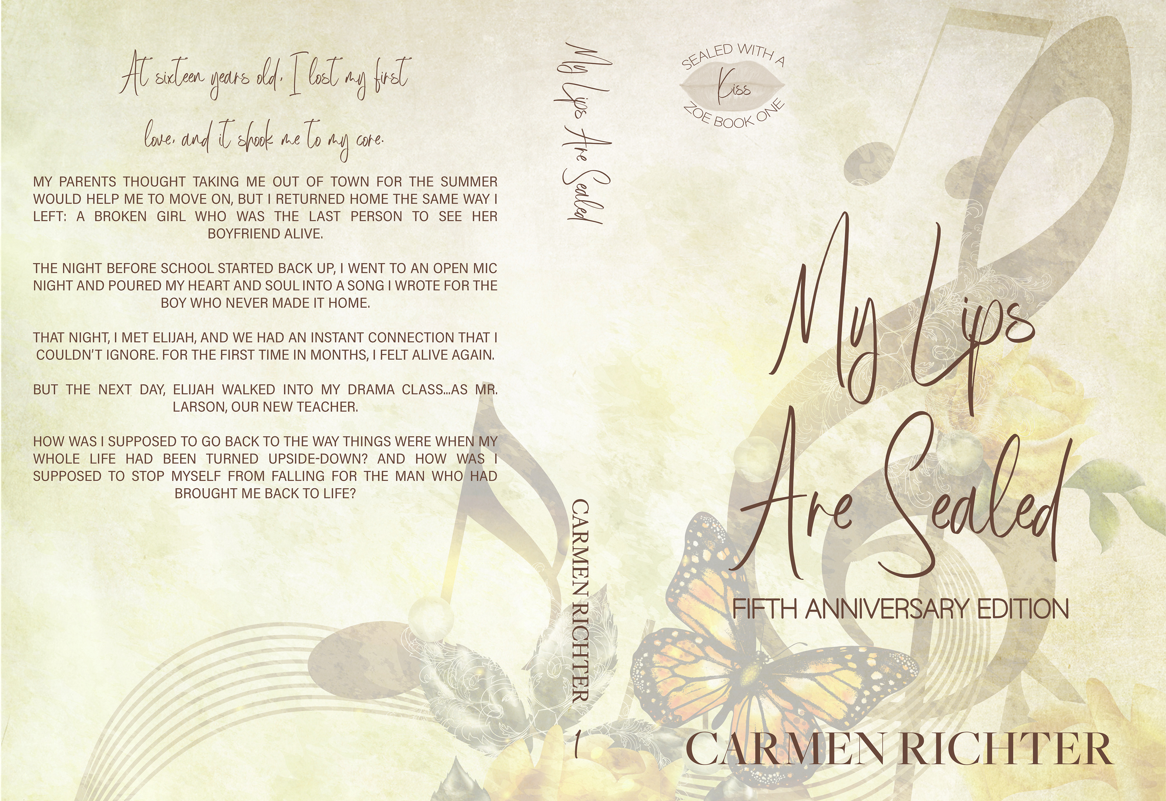 My Lips Are Sealed Limited 5th Anniversary Edition by Carmen Richter