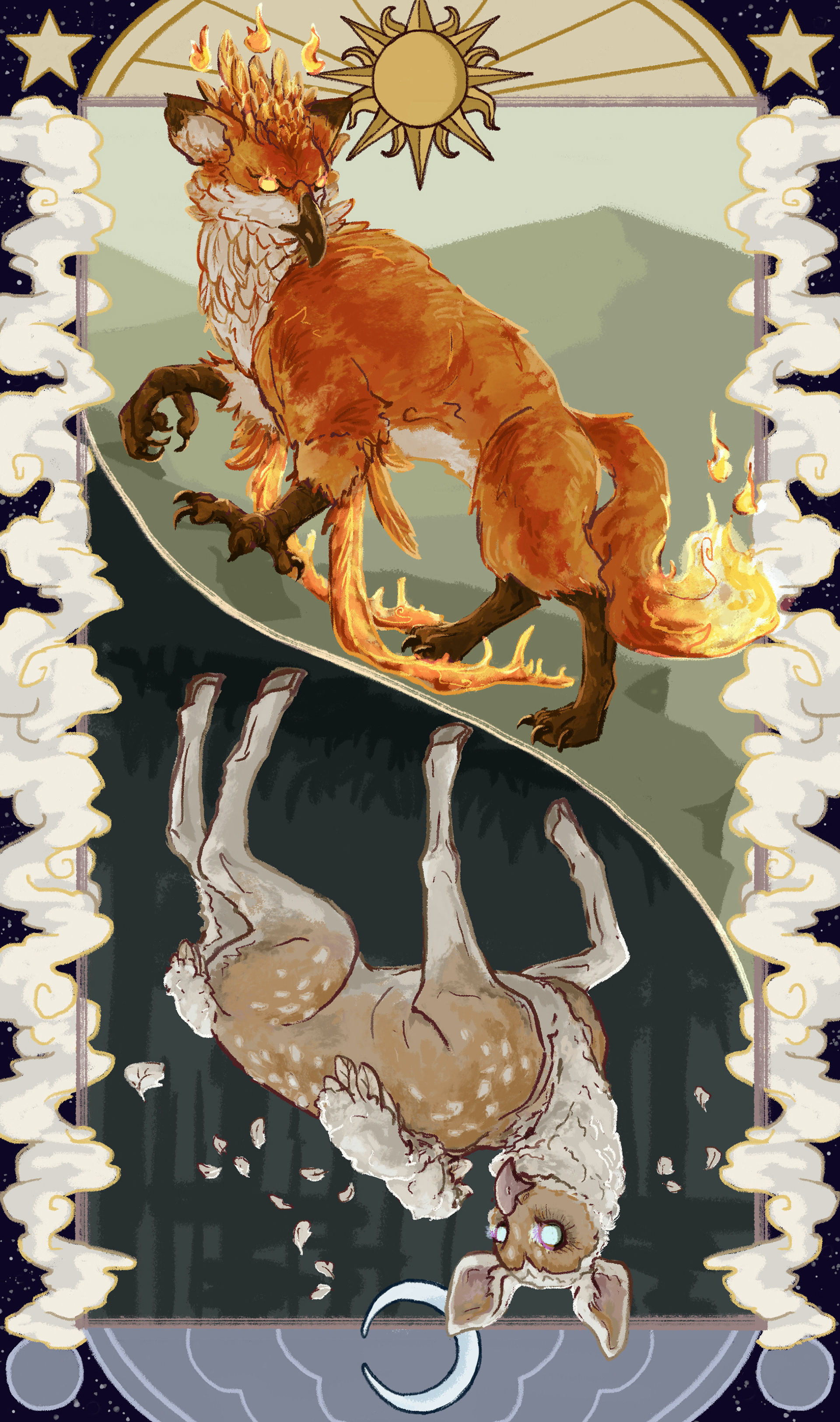 Guardians of the Day & Night: Digital Painting