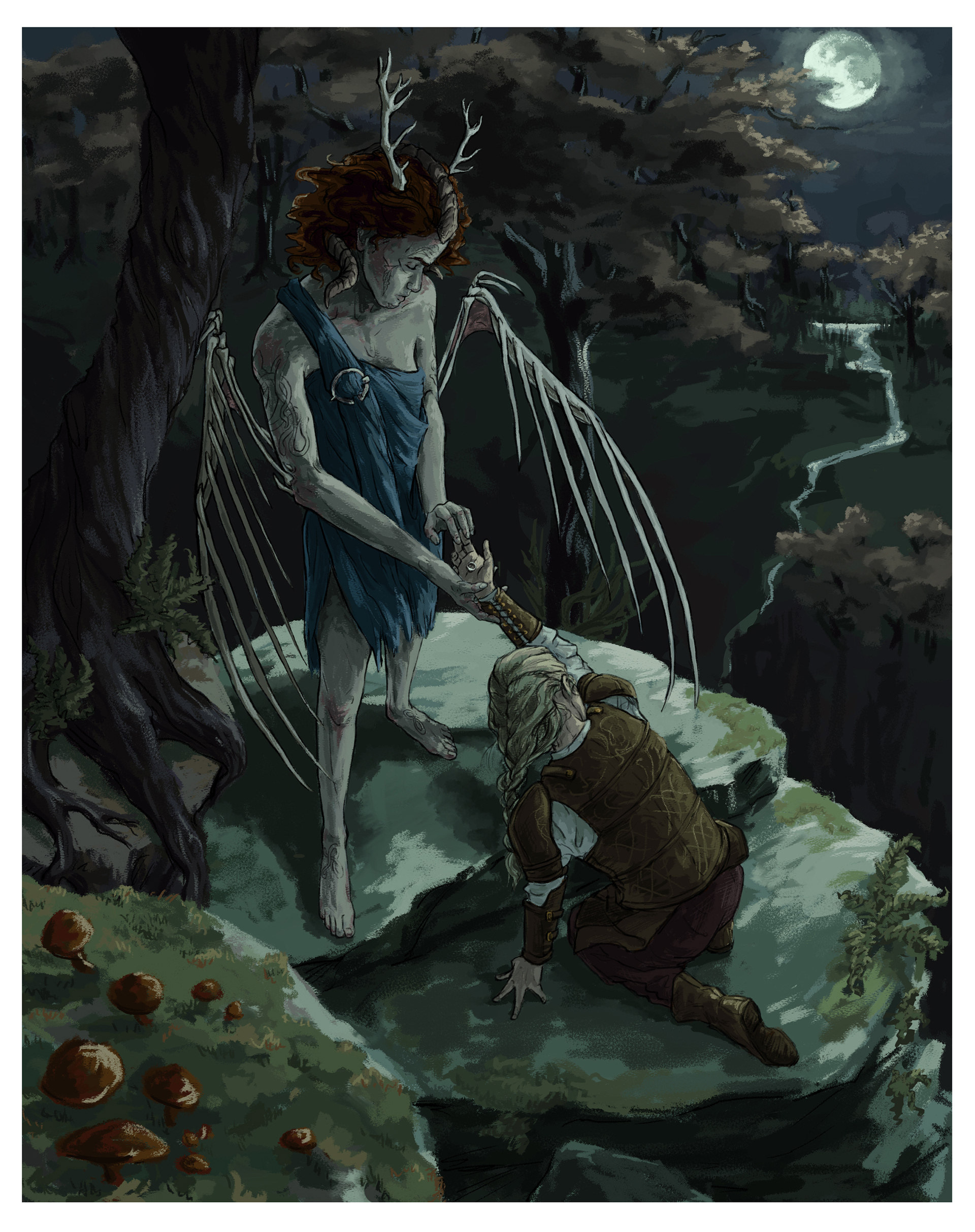 Story Framing Illustration: Digital