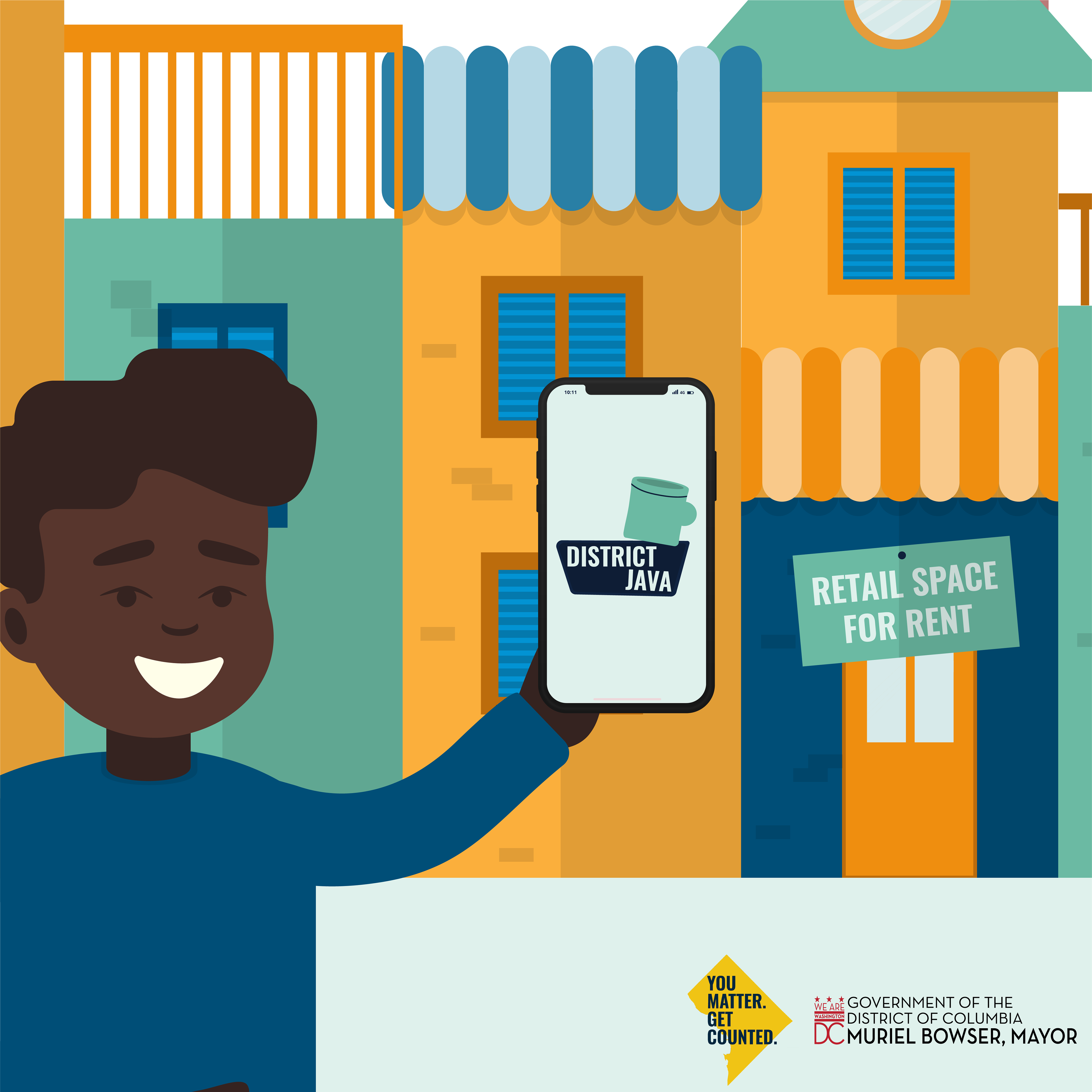 Are you a business looking to open your first brick-and-mortar in the District? 🏨 Census data can help you figure out which neighborhood is the best for your business to call its home! #GetCountedDC