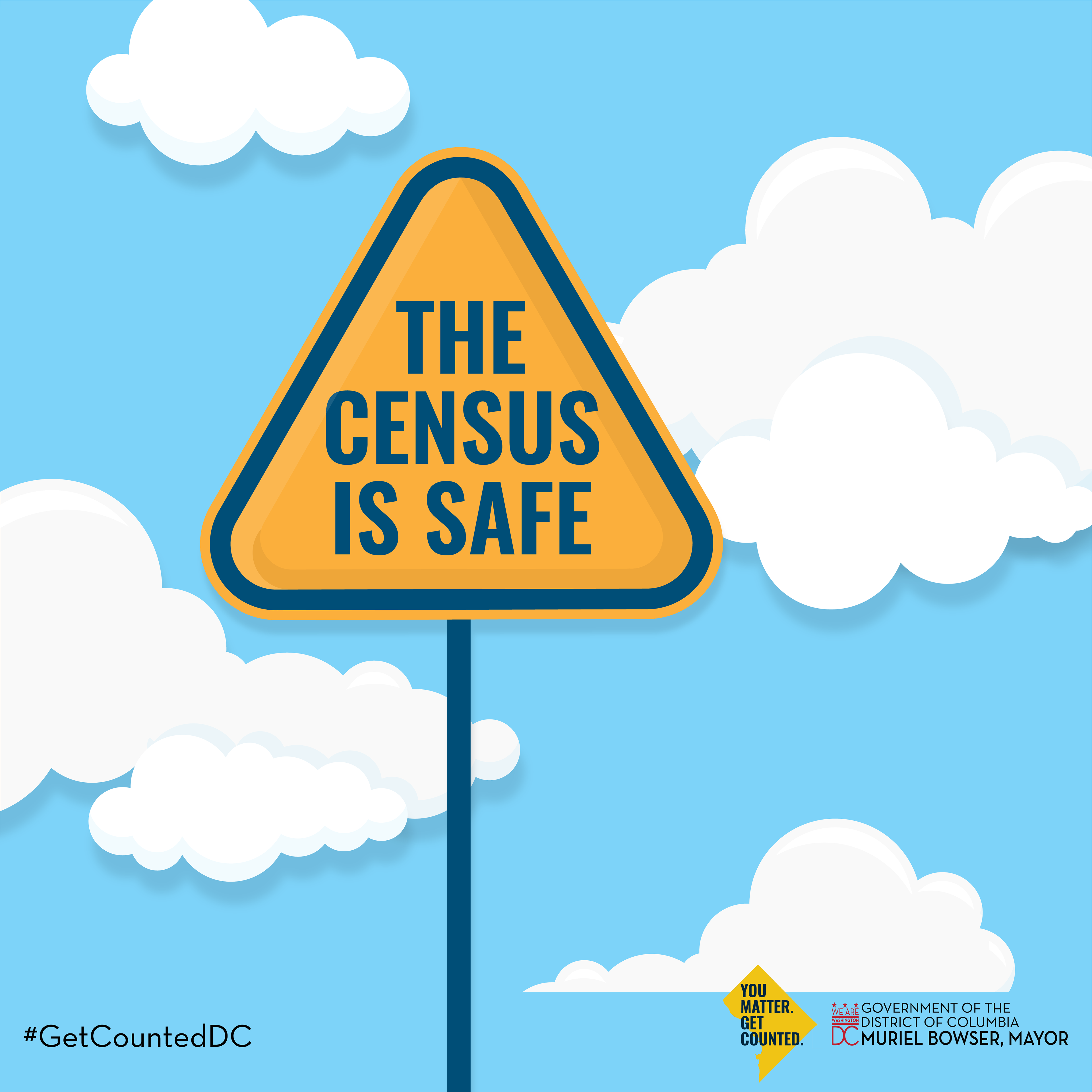 Here are the facts: The census is SAFE, SECURE, and CONFIDENTIAL 🔒 Your private information cannot be used against you. #GetCountedDC