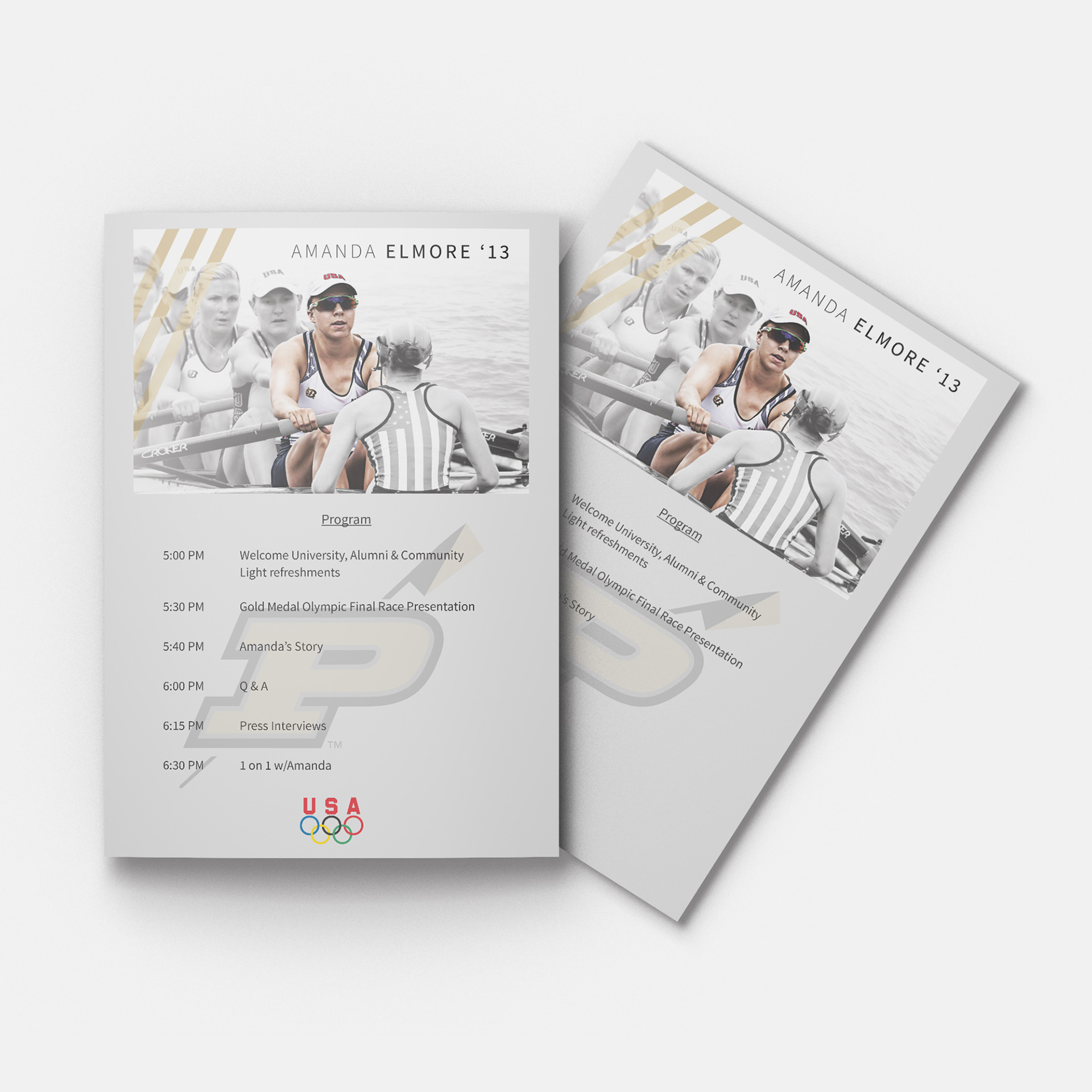 Amanda Elmore Reception Program Front