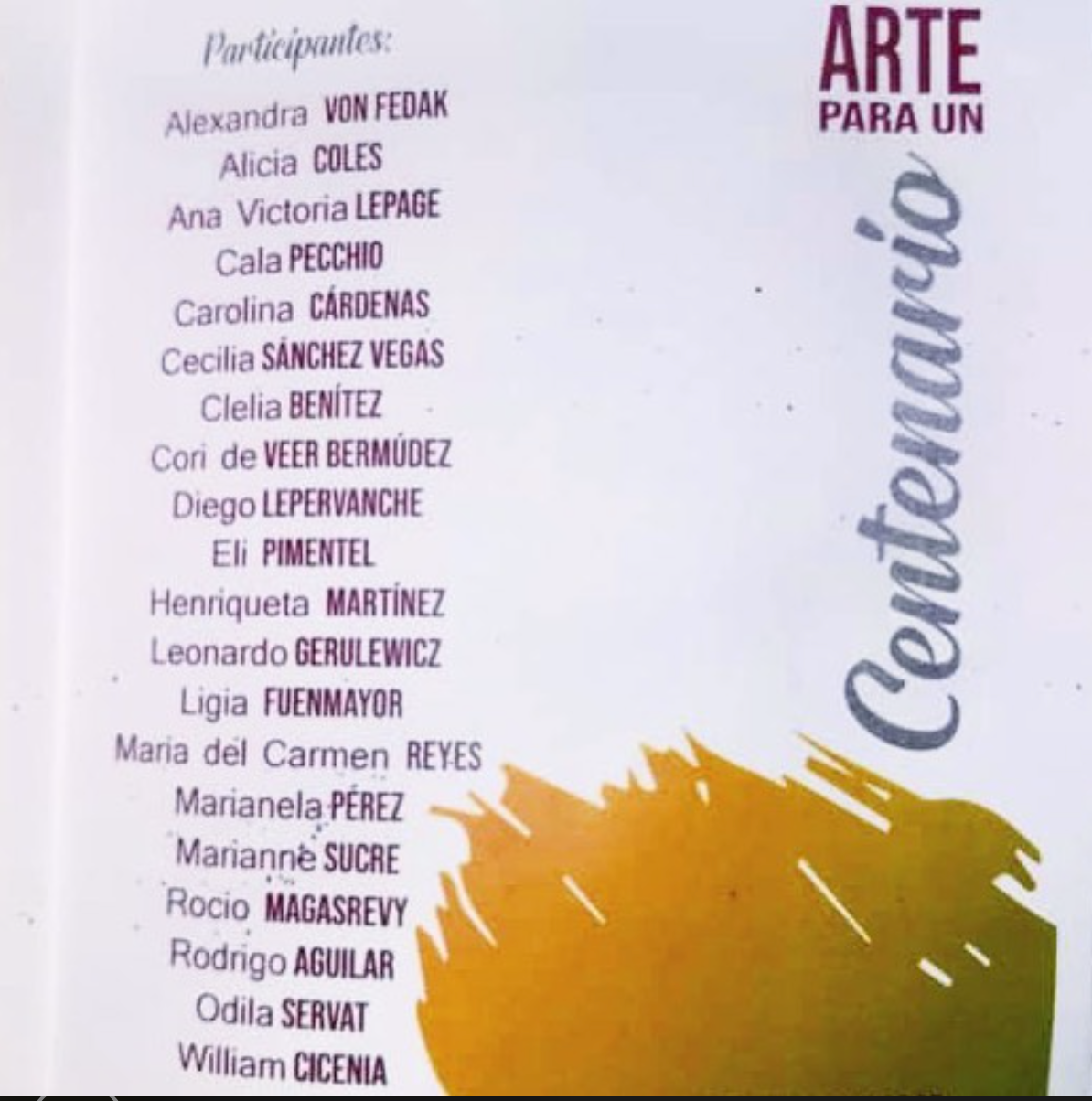 Arte para un Centenario- Caracas Country Club Brochure- 2018