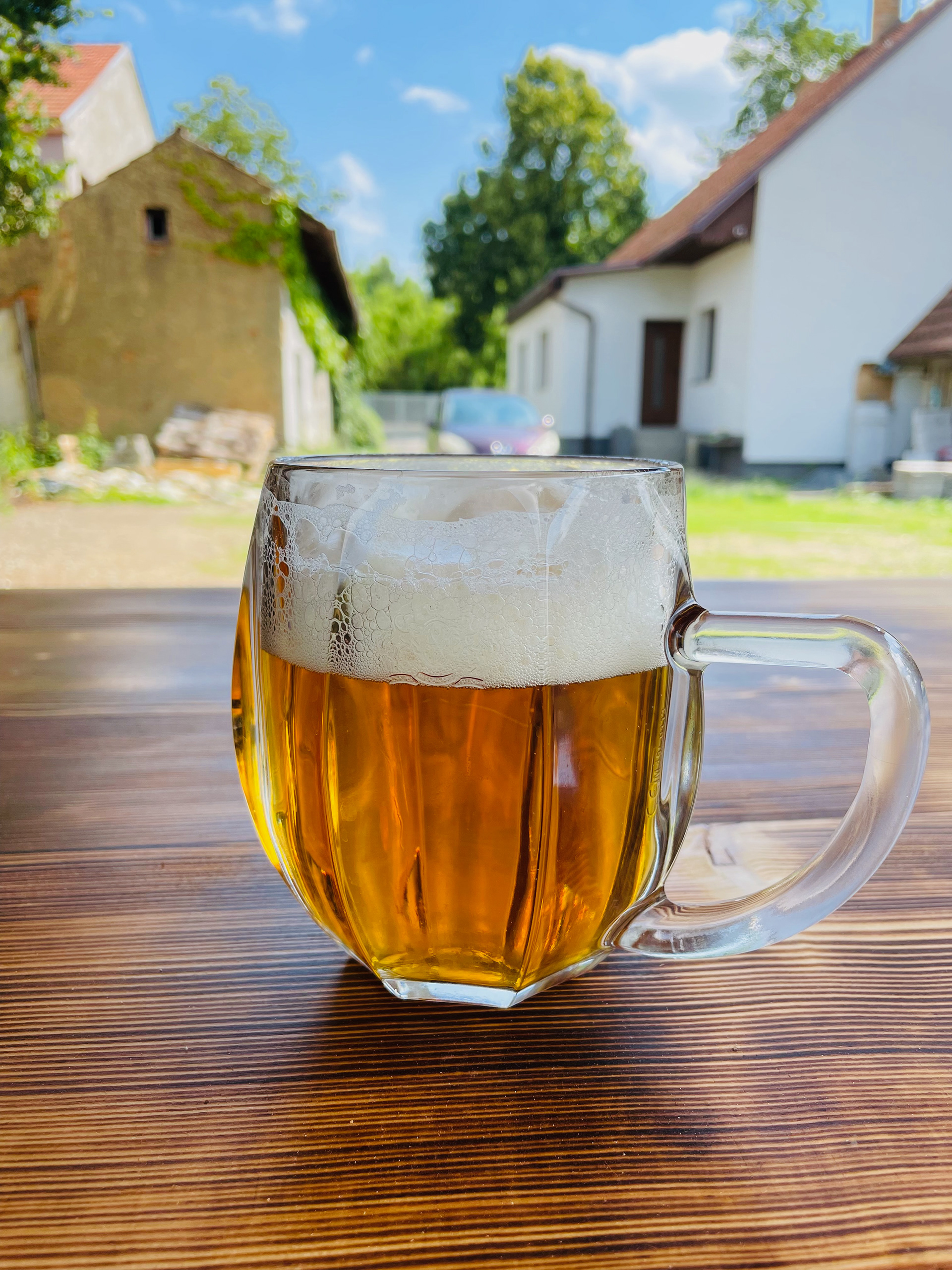 Pivo v pergole