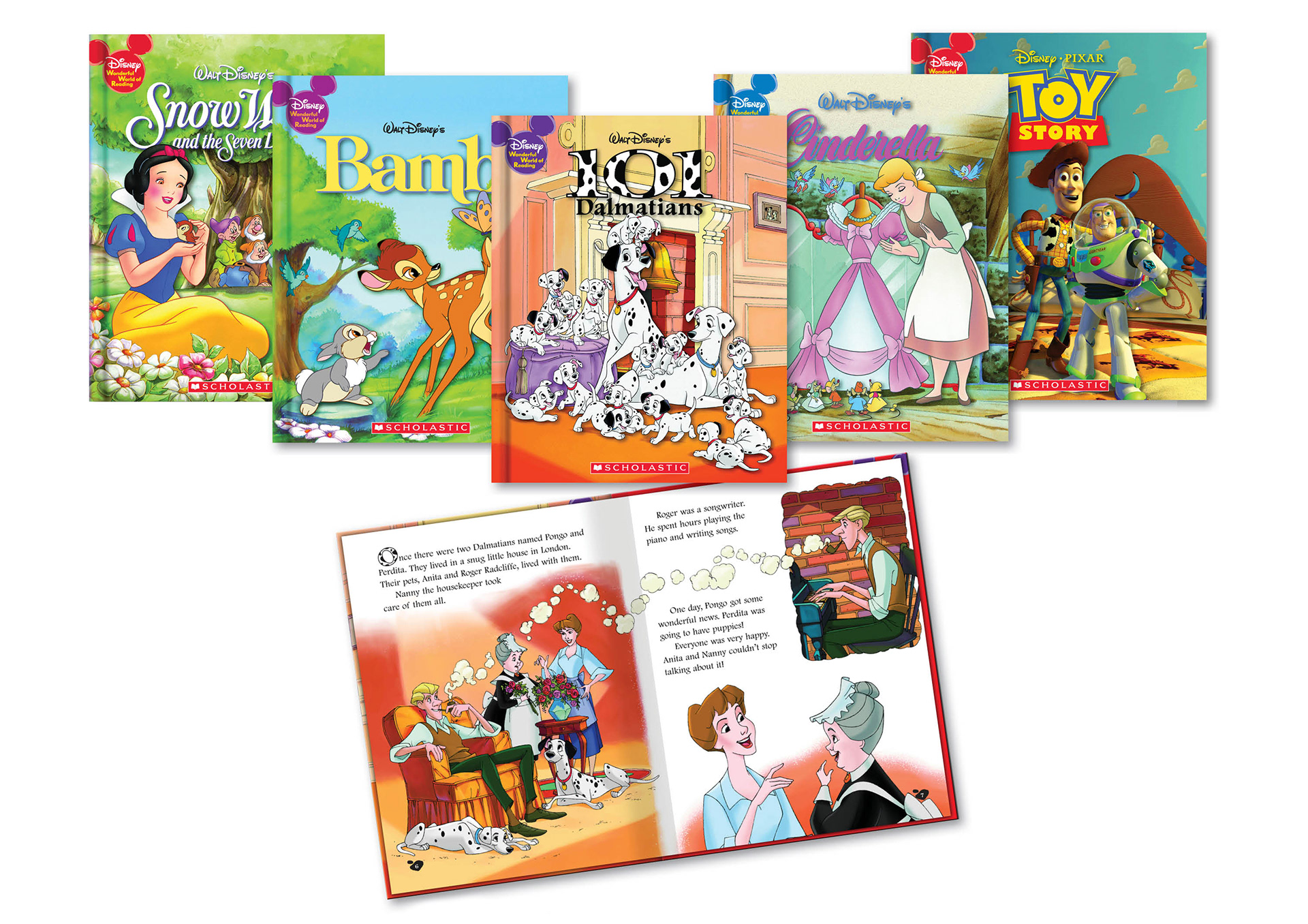 DESIGN “DISNEY WONDERFUL WORLD OF READING” BOOK CLUB: FORTY 32-PAGE BOOKS