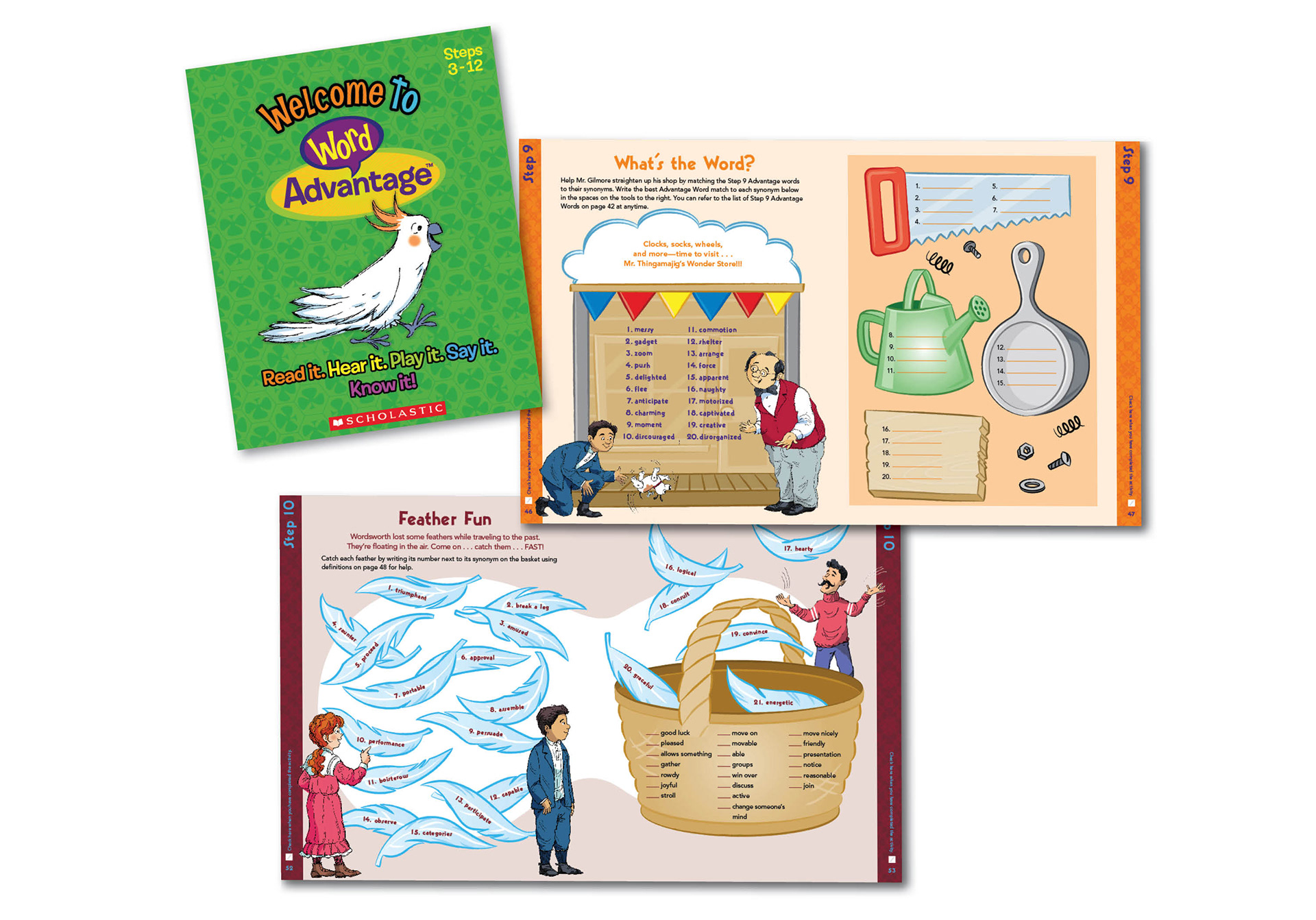 “WORD ADVANTAGE” ORIGINAL SERIES PARENT ACTIVITY GUIDE. CREATED ALL ORIGINAL ACTIVITIES