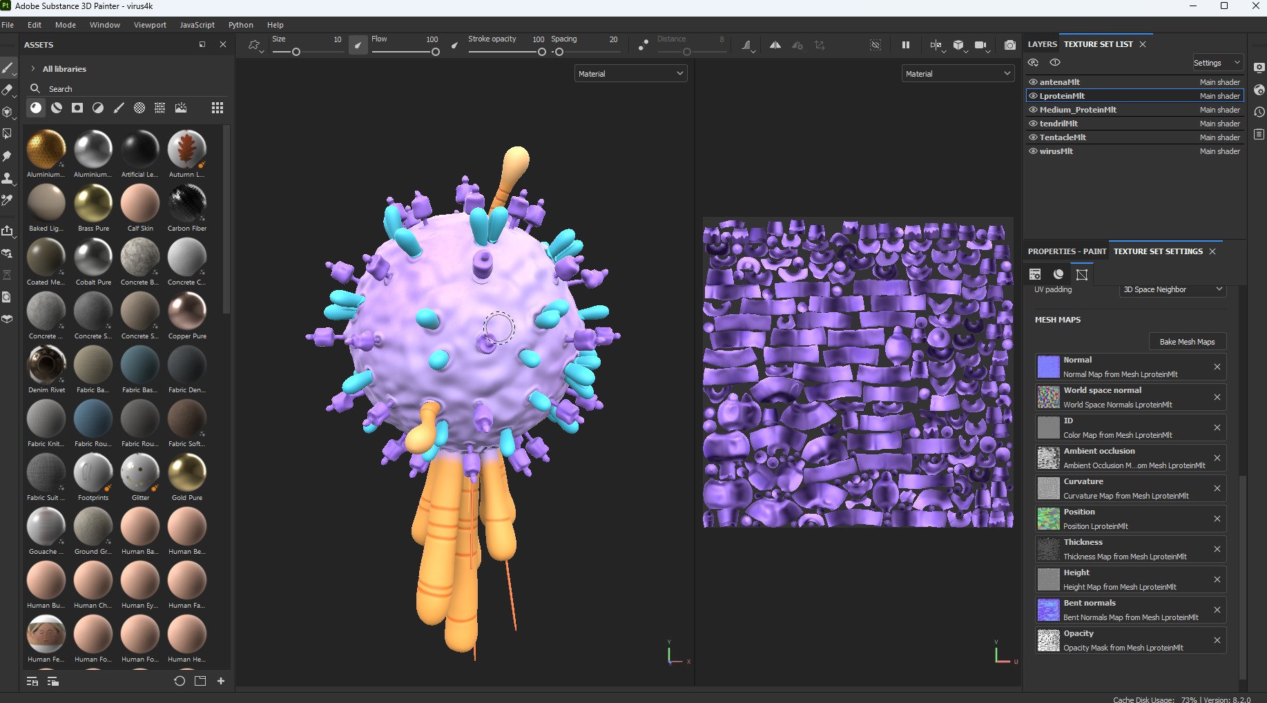 Virus Substance Painter