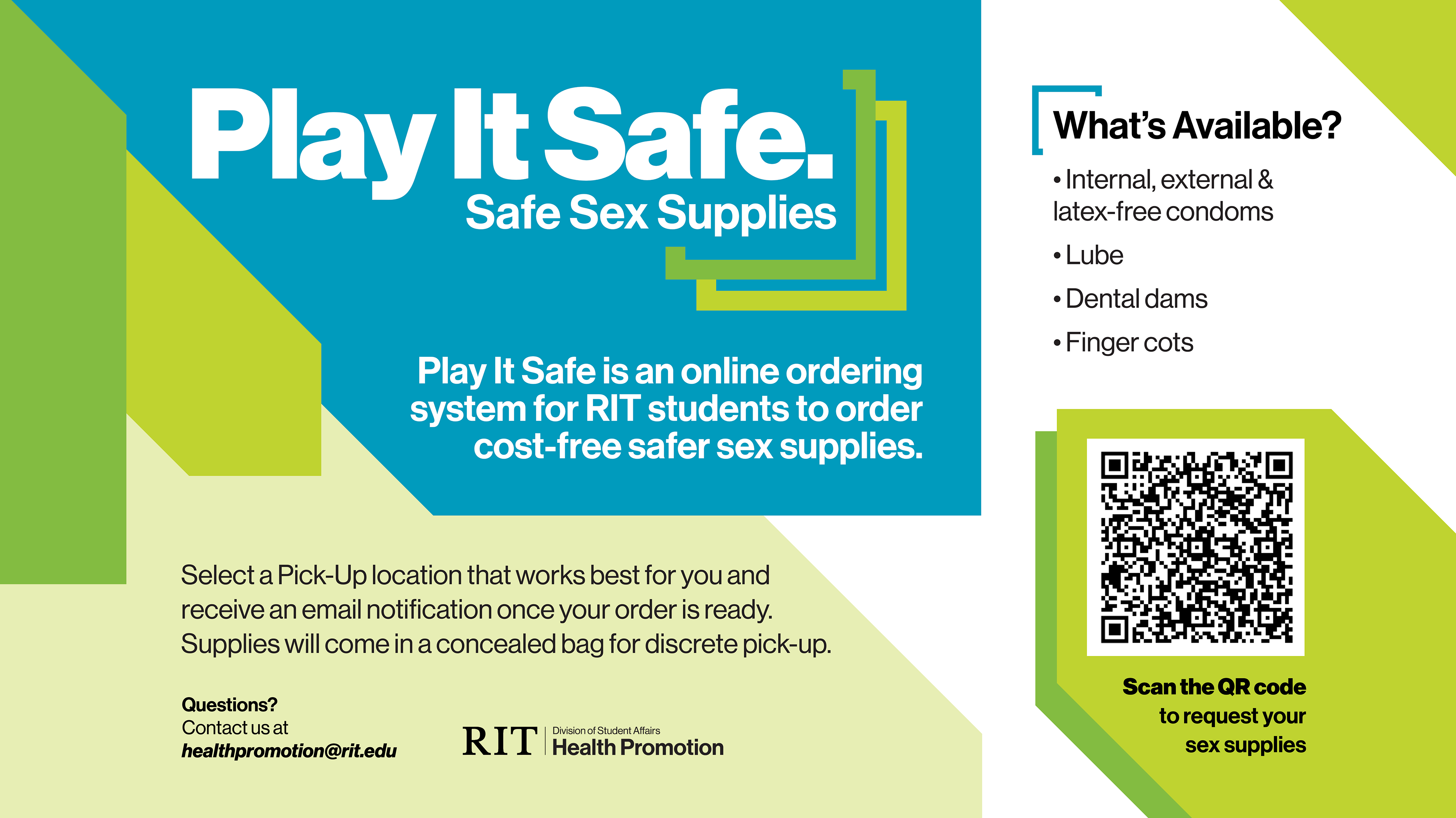 Play It Safe Promotional Digital Display