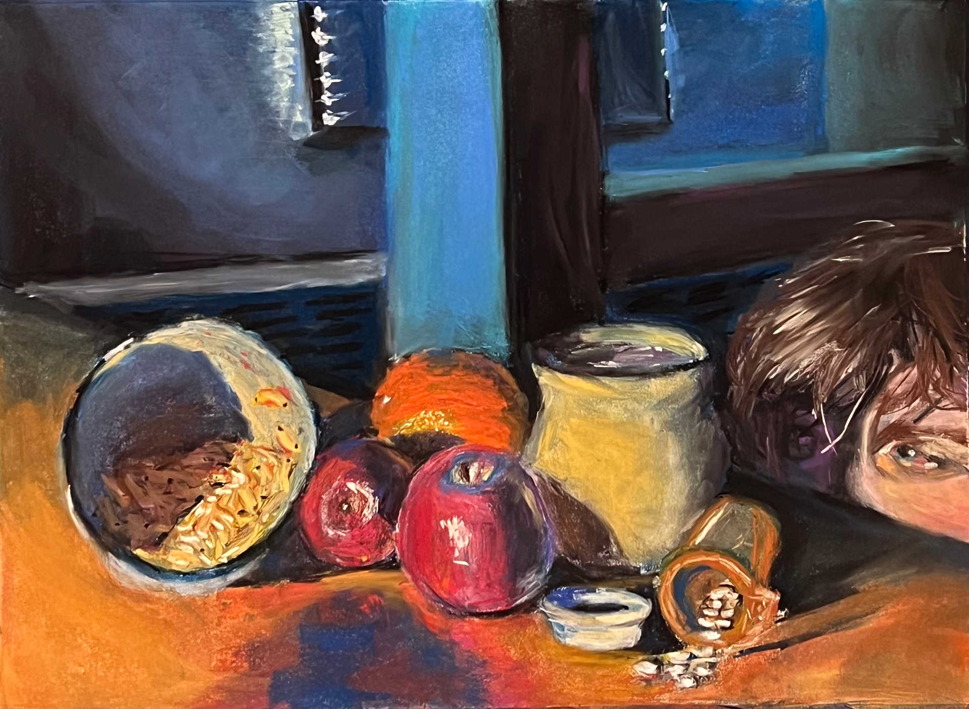 "The Meal" - Chalk Pastels