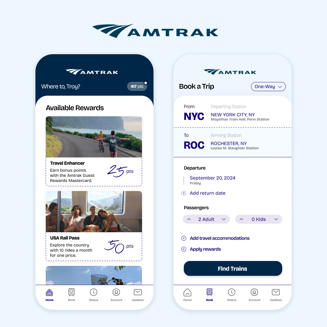 Amtrak Redesign Concept